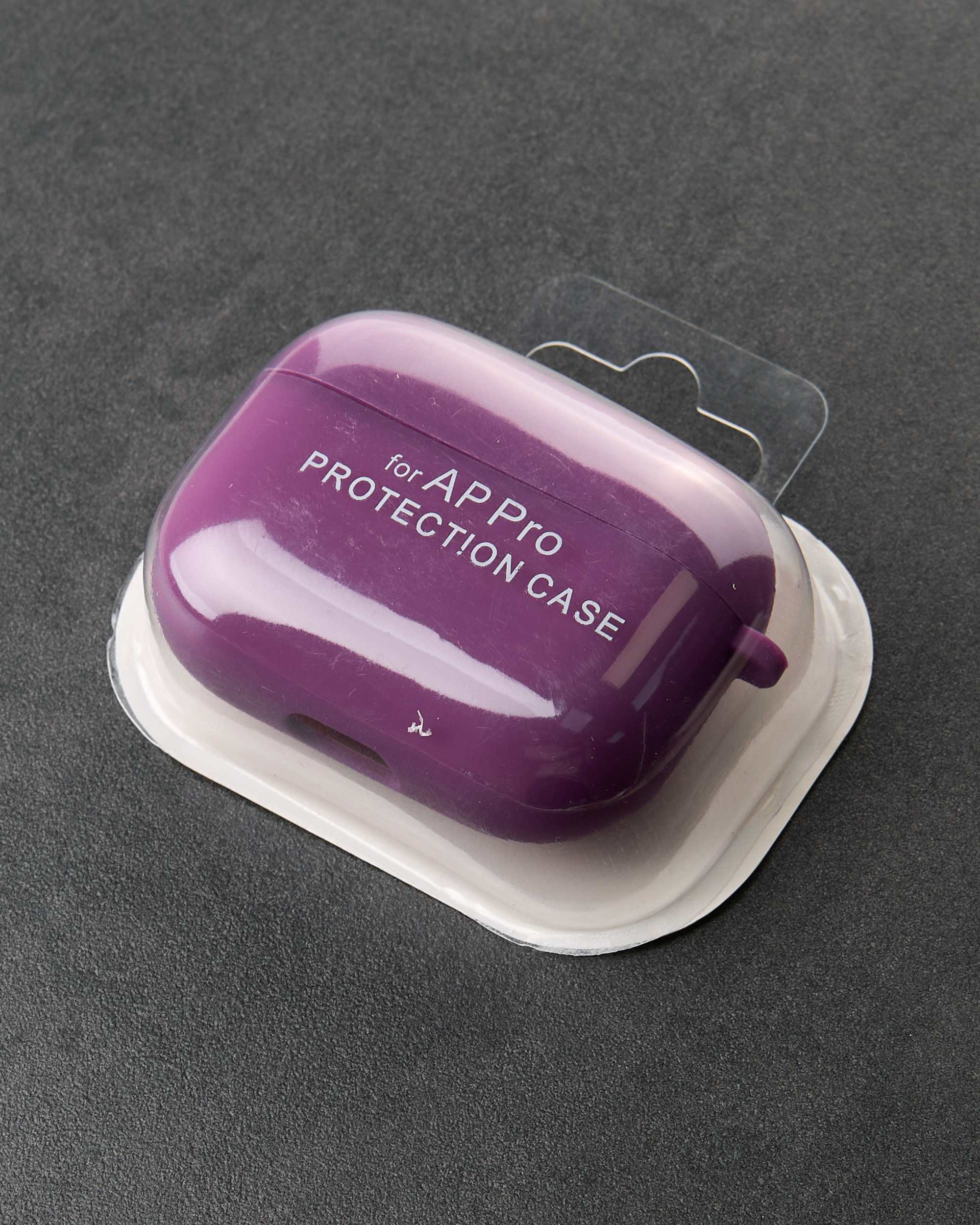 Чехол для Airpods Pro SOFT+Fiber grape