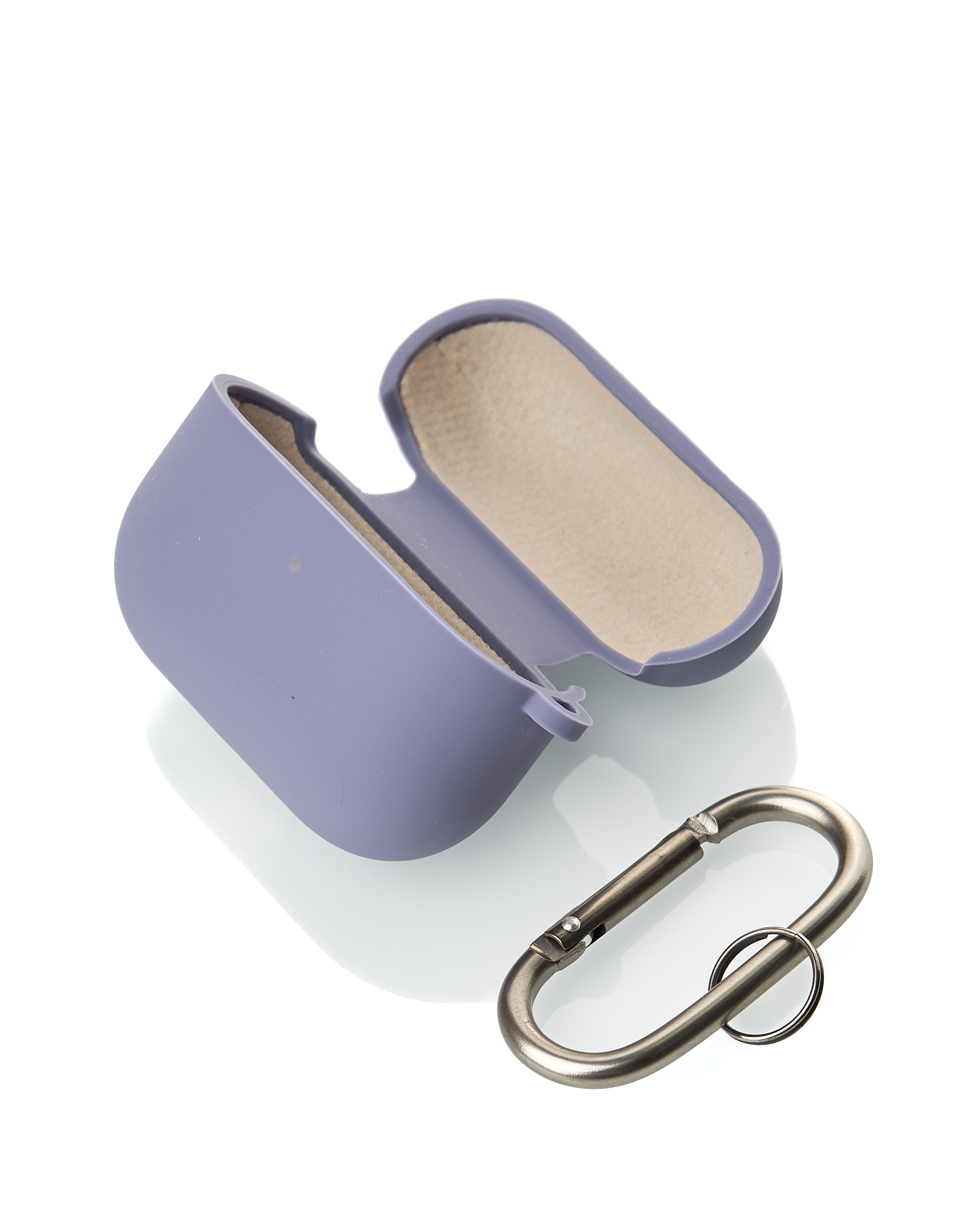 Чехол для Airpods Pro SOFT+Fiber grey lavender