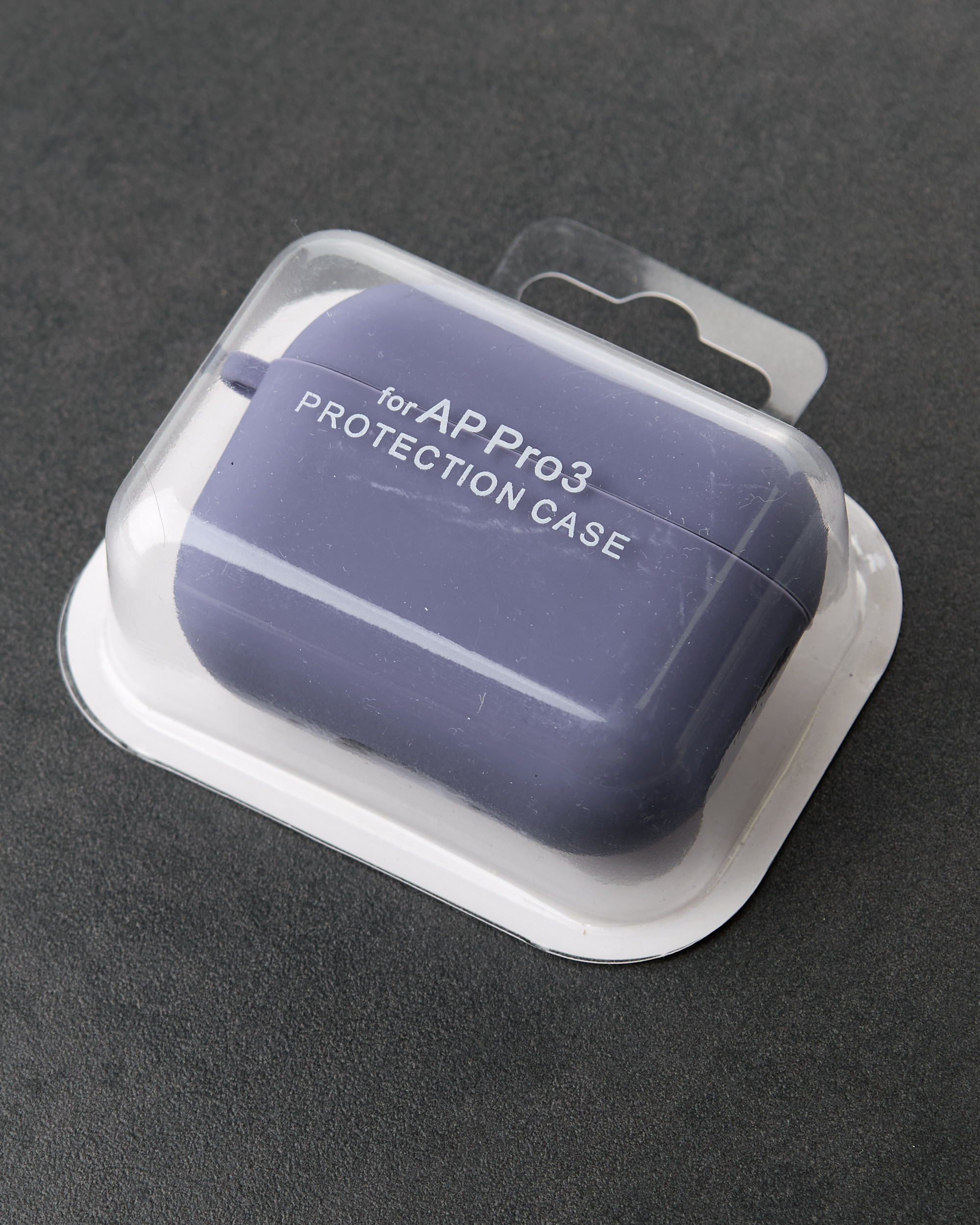 Чехол для Airpods Pro3 SOFT+Fiber grey lavender