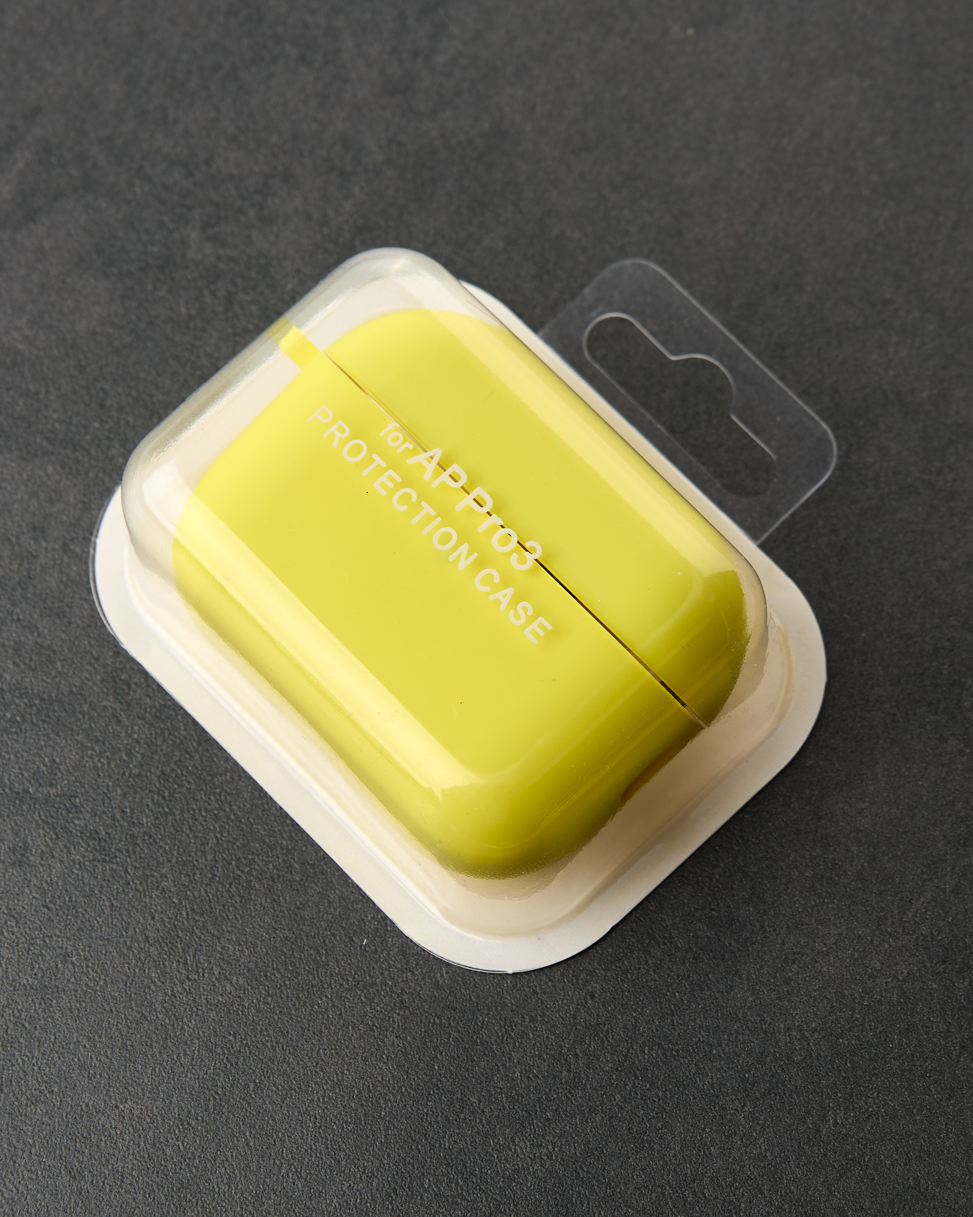 Чехол для Airpods Pro3 SOFT+Fiber shiny yellow