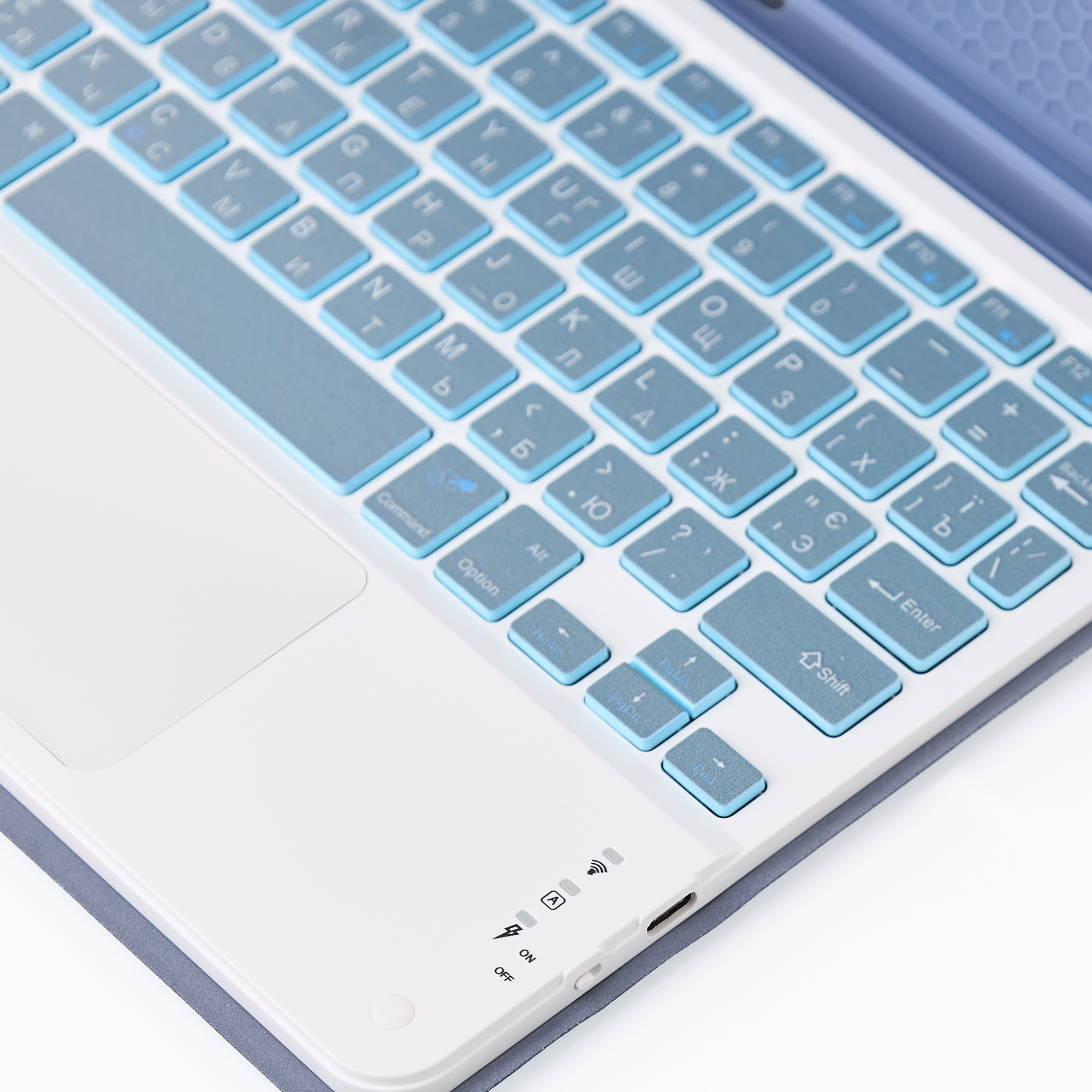 Чехол для планшета BT Keyboard iPad 11 серо-синий