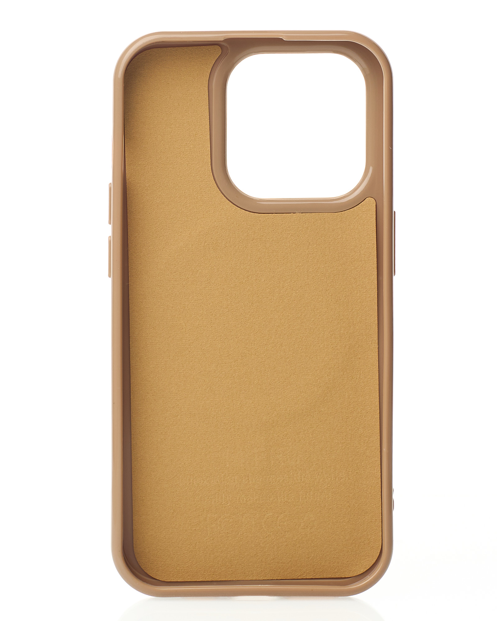 Силиконовый чехол Slim Ring Glamour с поддержкой MagSafe для iPhone 13 Pro desert titanium