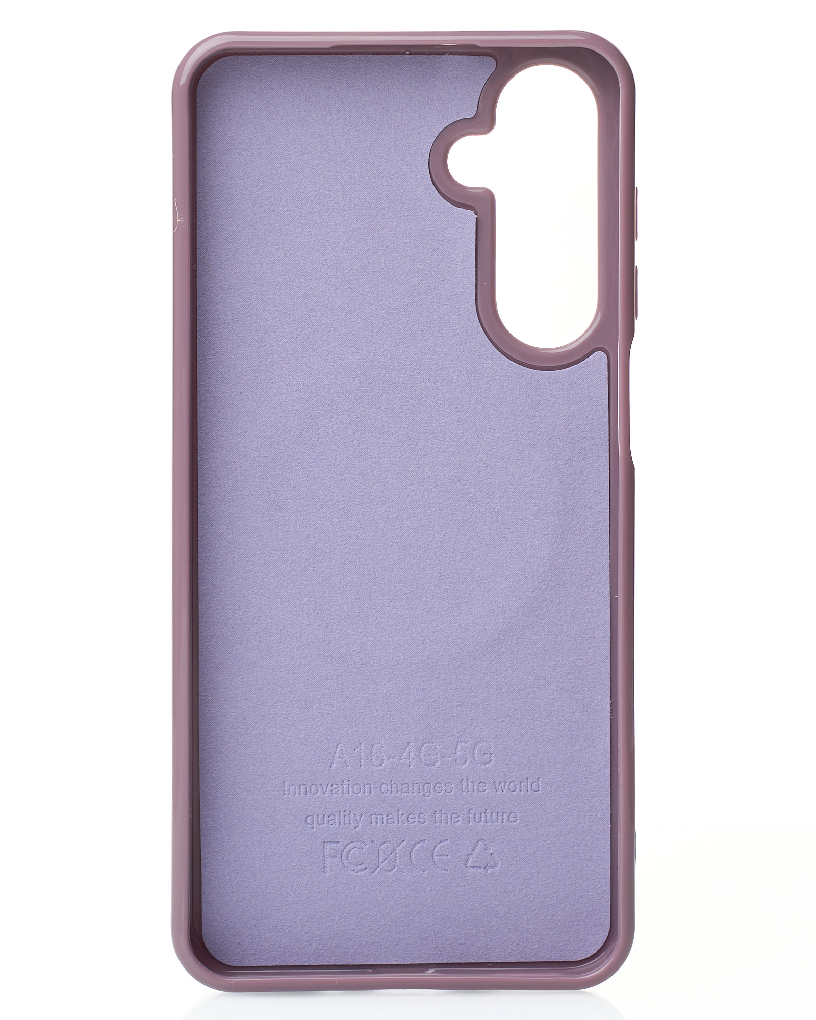 Силиконовый чехол Slim Ring Glamour с поддержкой MagSafe для Samsung A26 deep purple