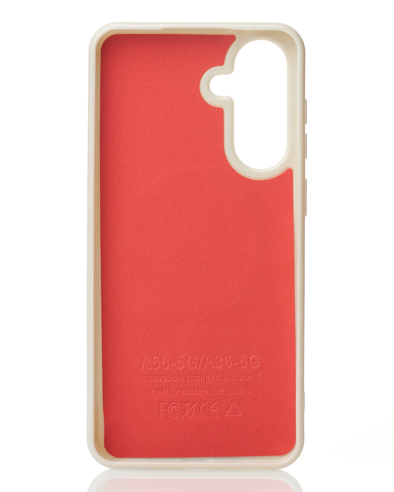 Силиконовый чехол Slim Ring Glamour с поддержкой MagSafe для Samsung A36 natural titanium