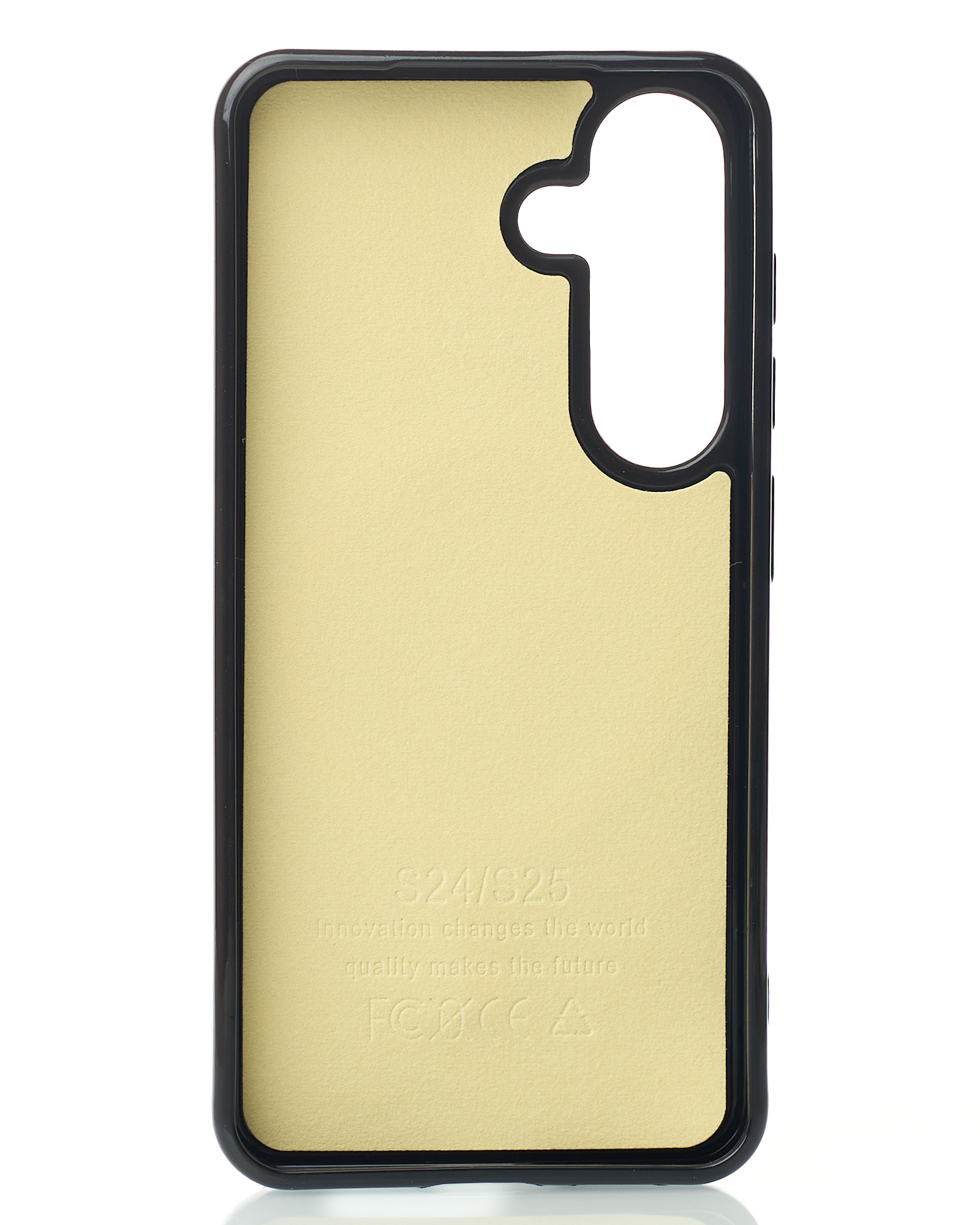 Силиконовый чехол Slim Ring Glamour с поддержкой MagSafe для Samsung S24 black