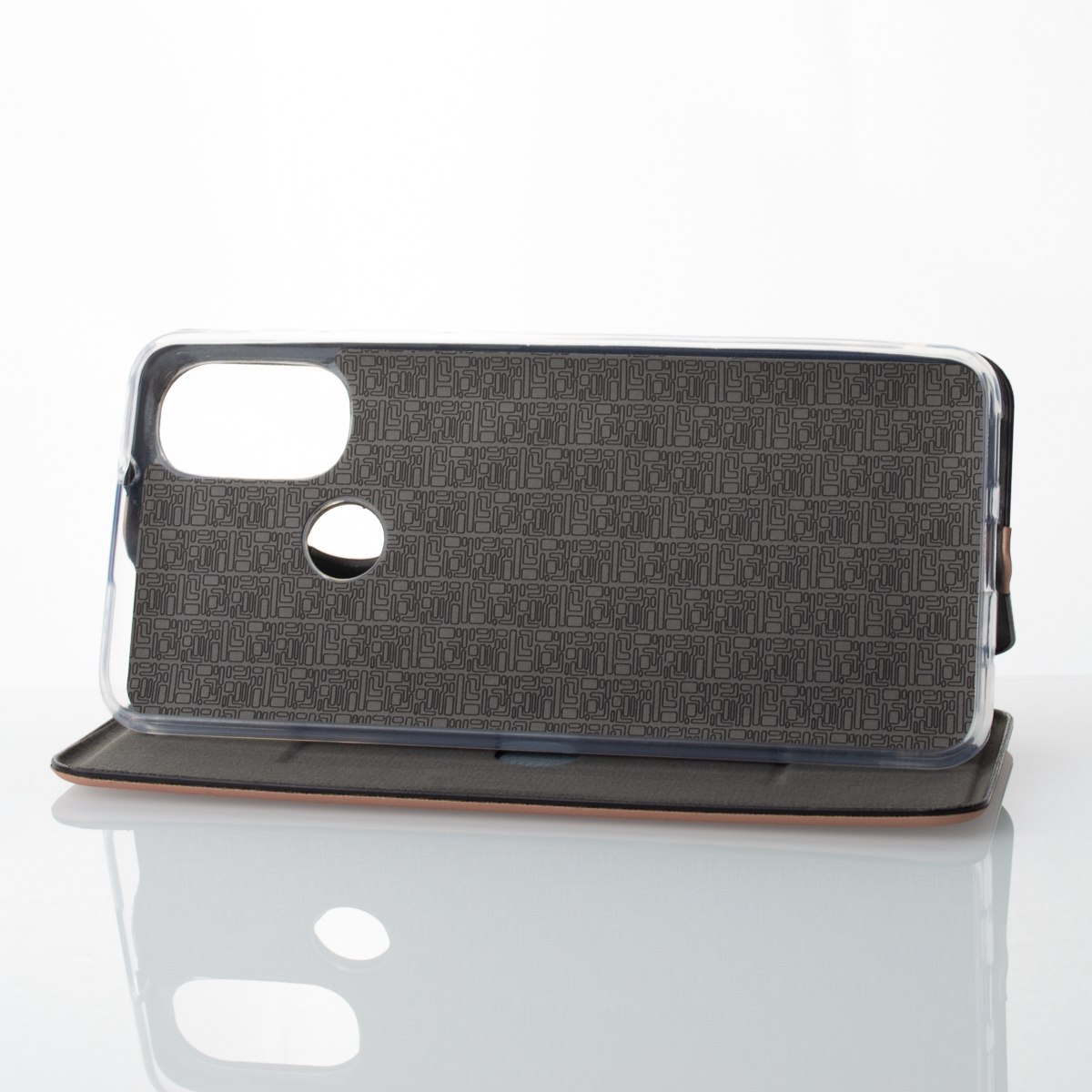 чехол-книга 360 для Motorola E40 STANDARD бронзовый