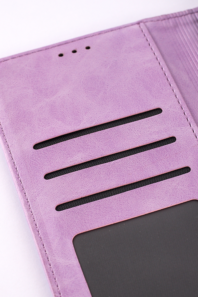 чехол-книга DC ELEGANT для Samsung A04e сиреневый