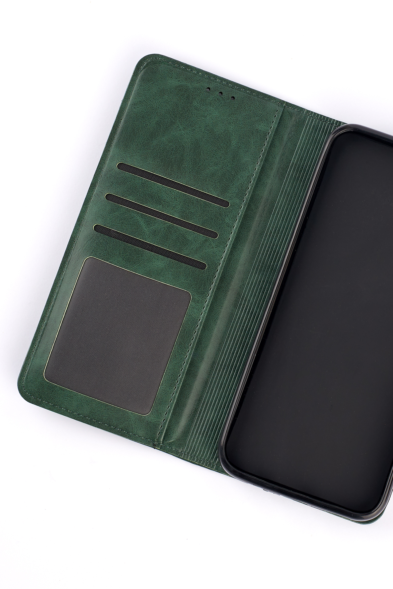 чехол-книга DC ELEGANT для Samsung A04e темно-зеленый