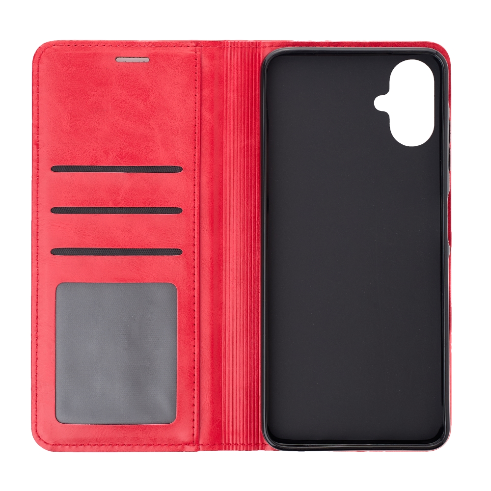 чехол-книга DC ELEGANT для Samsung A06 красный