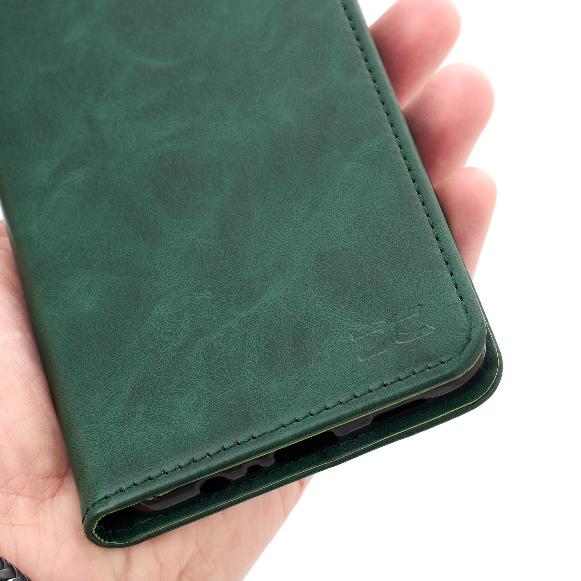 чехол-книга DC ELEGANT для Samsung A06 темно-зеленый