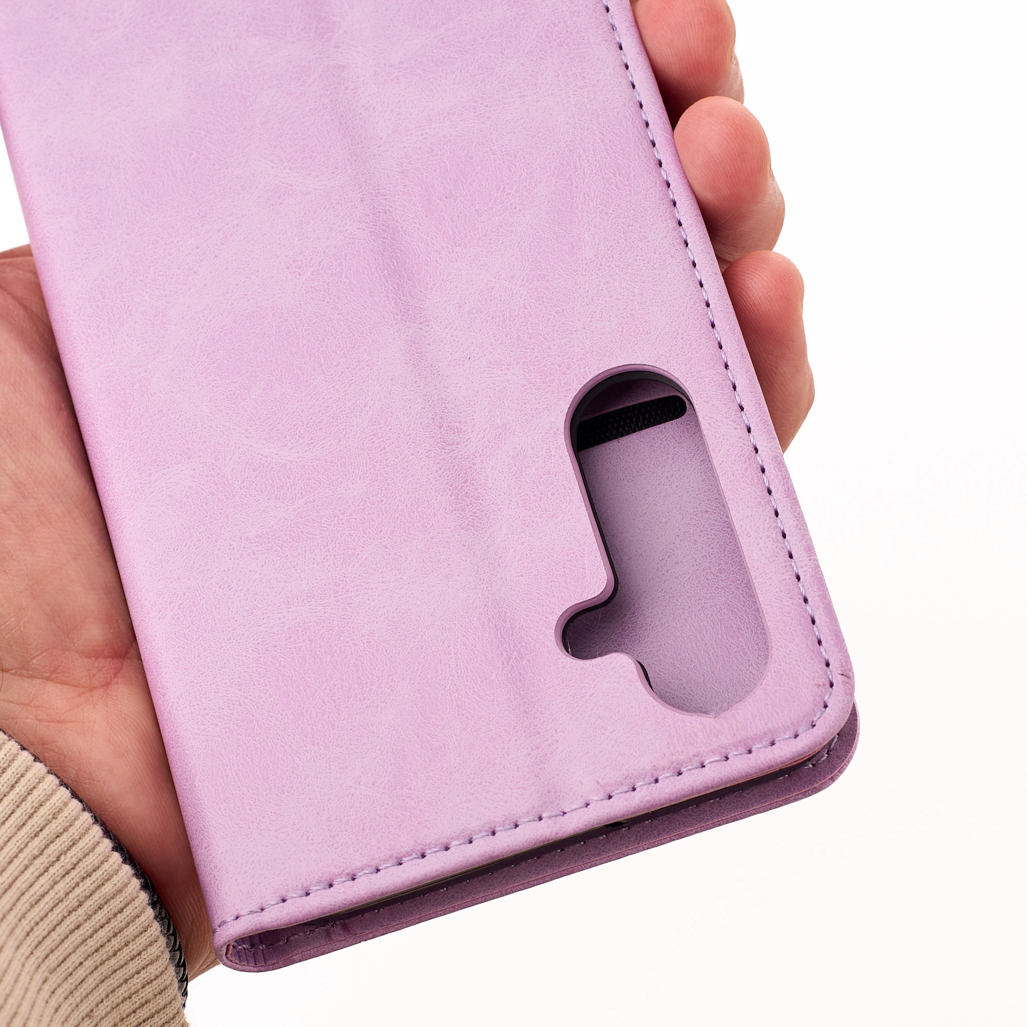 чехол-книга DC ELEGANT для Samsung A16 сиреневый