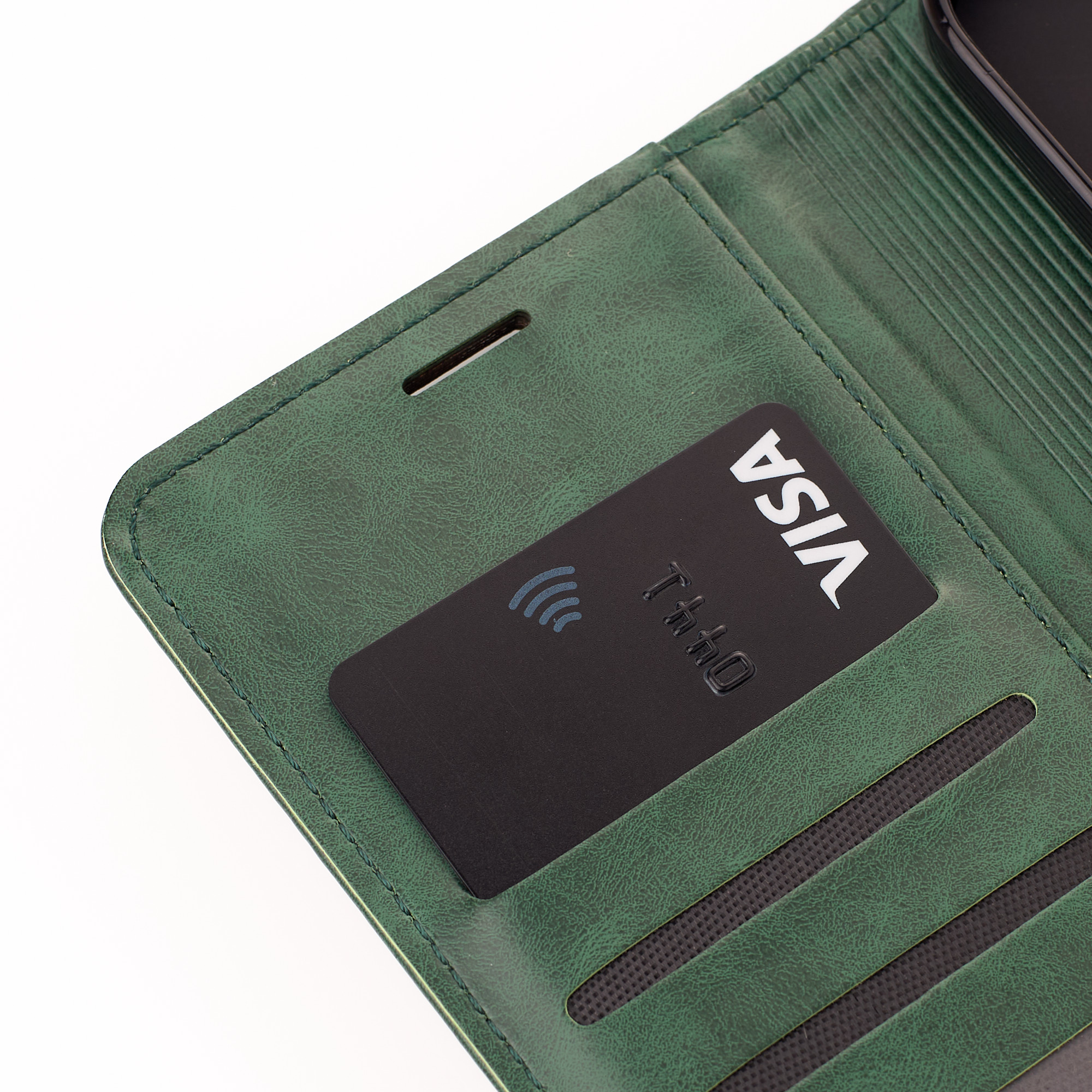 чехол-книга DC ELEGANT для Samsung A16 темно-зеленый