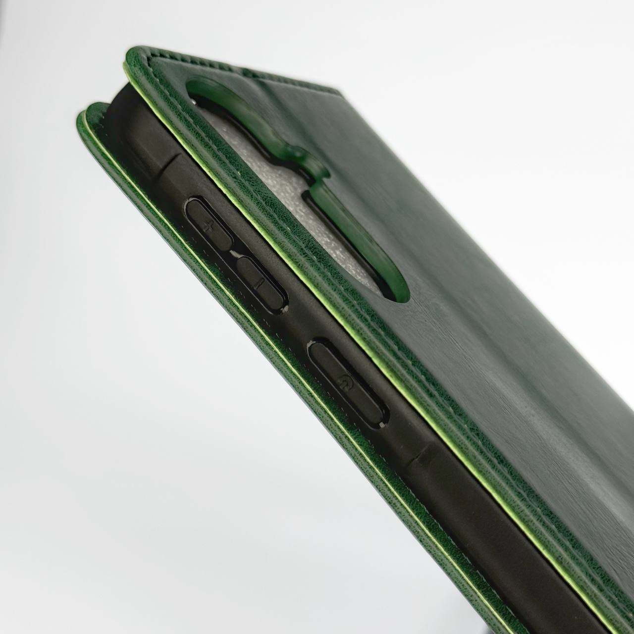 чехол-книга DC ELEGANT для Samsung A37 темно-зеленый