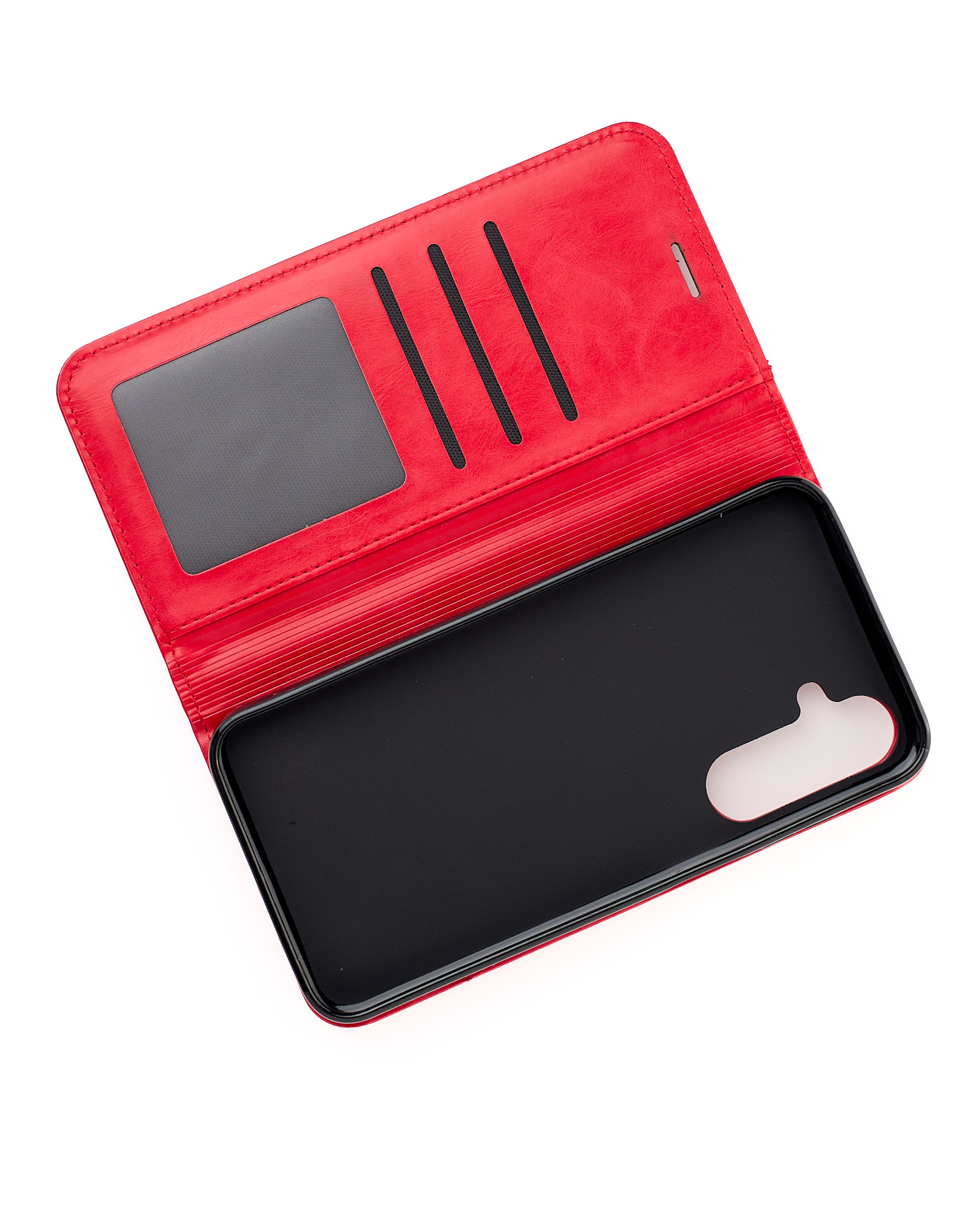 чехол-книга DC ELEGANT для Samsung M35 красный