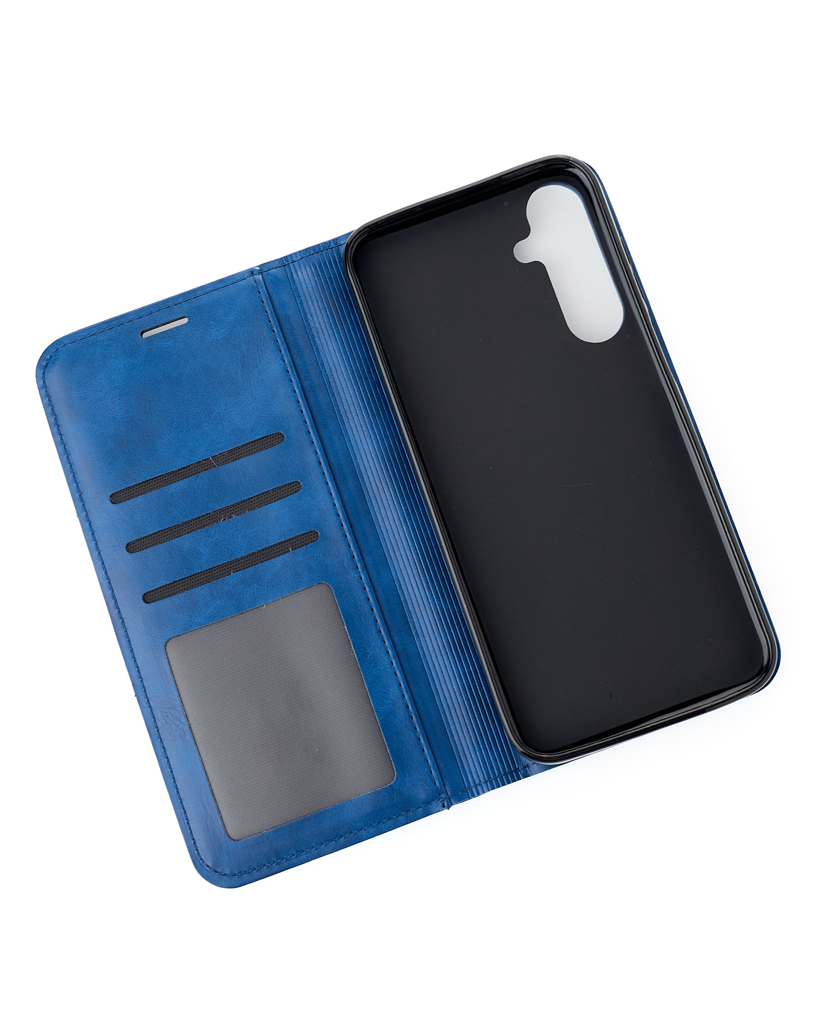 чехол-книга DC ELEGANT для Samsung M35 синий