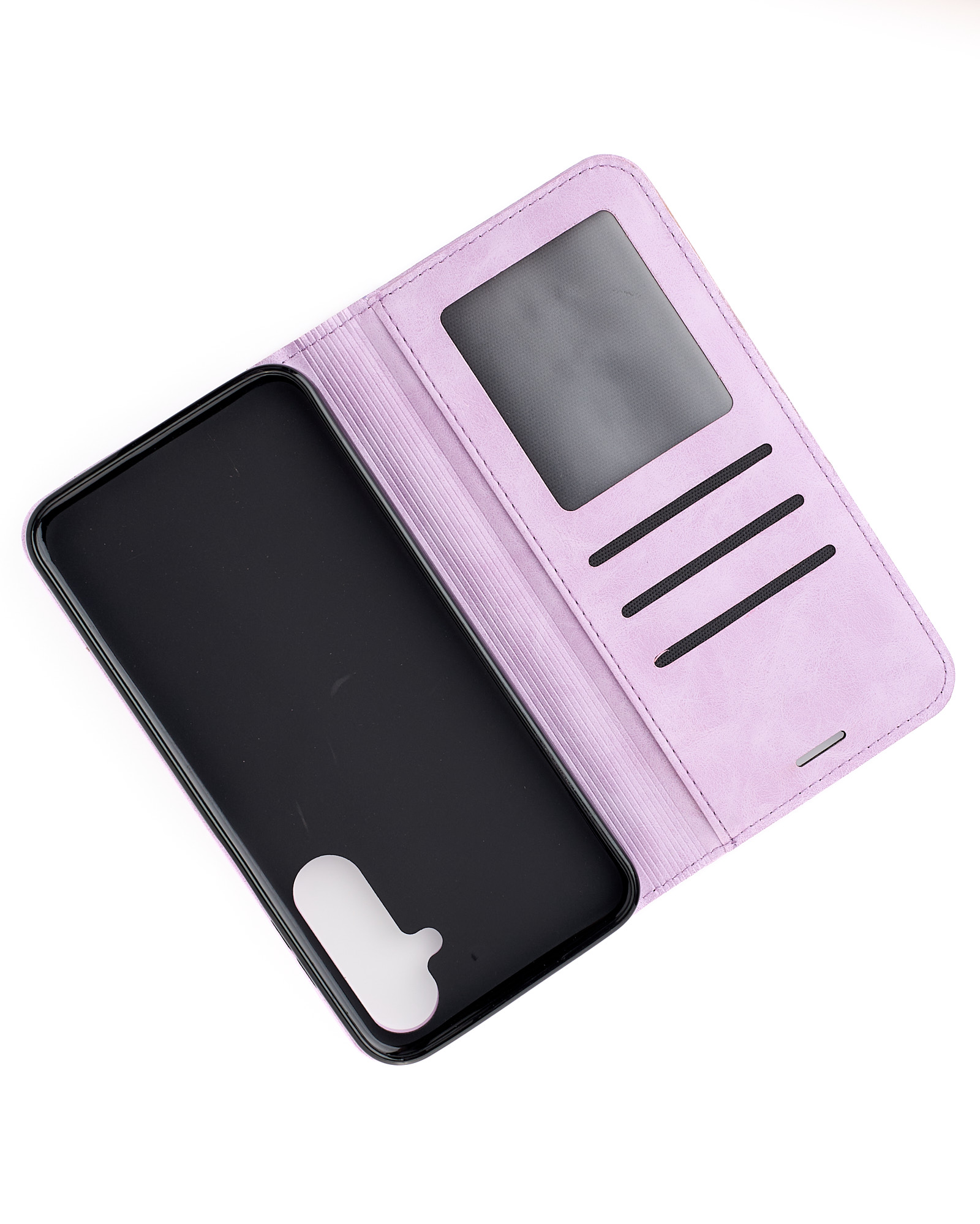 чехол-книга DC ELEGANT для Samsung M35 сиреневый