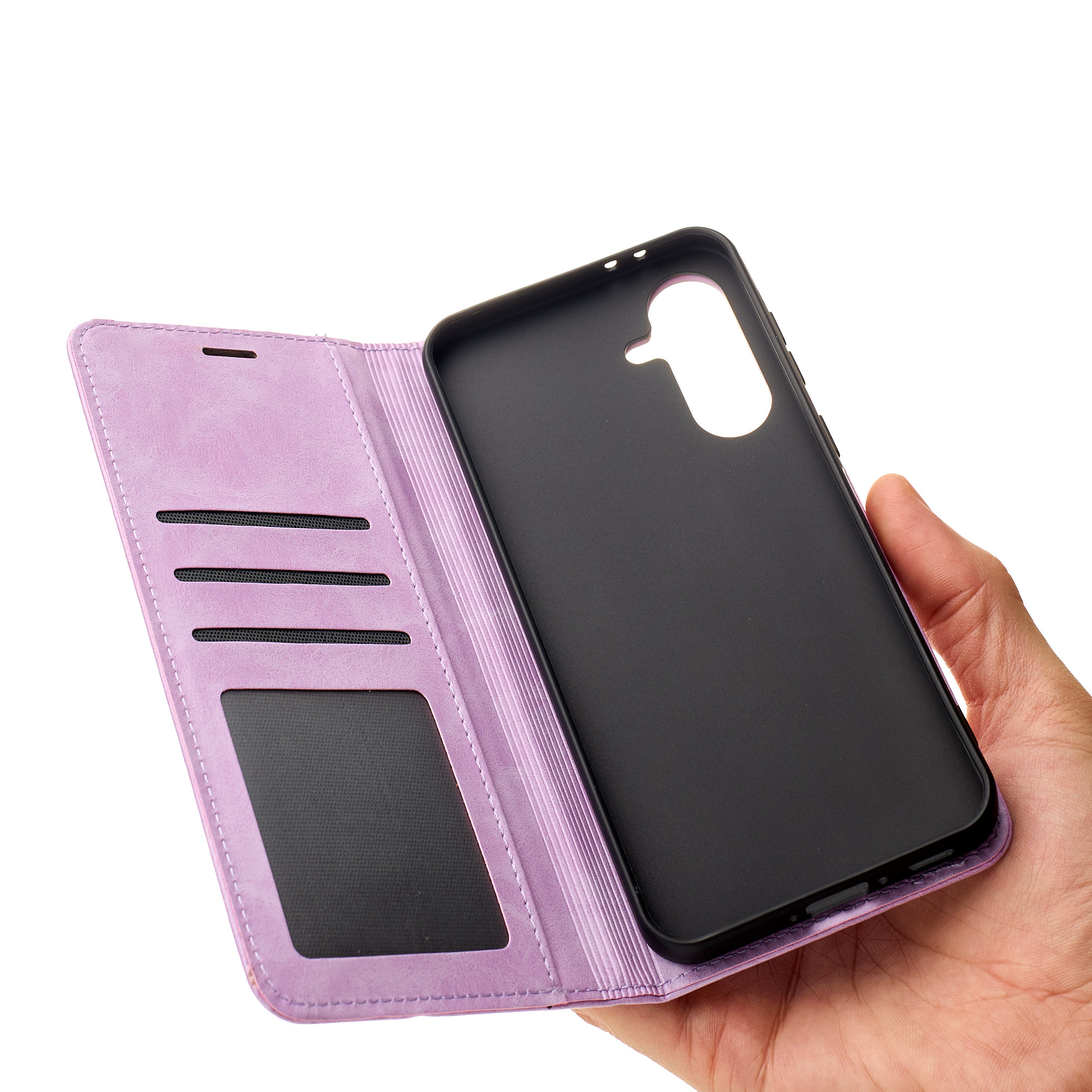 чехол-книга DC ELEGANT для Samsung M55/M55S сиреневый