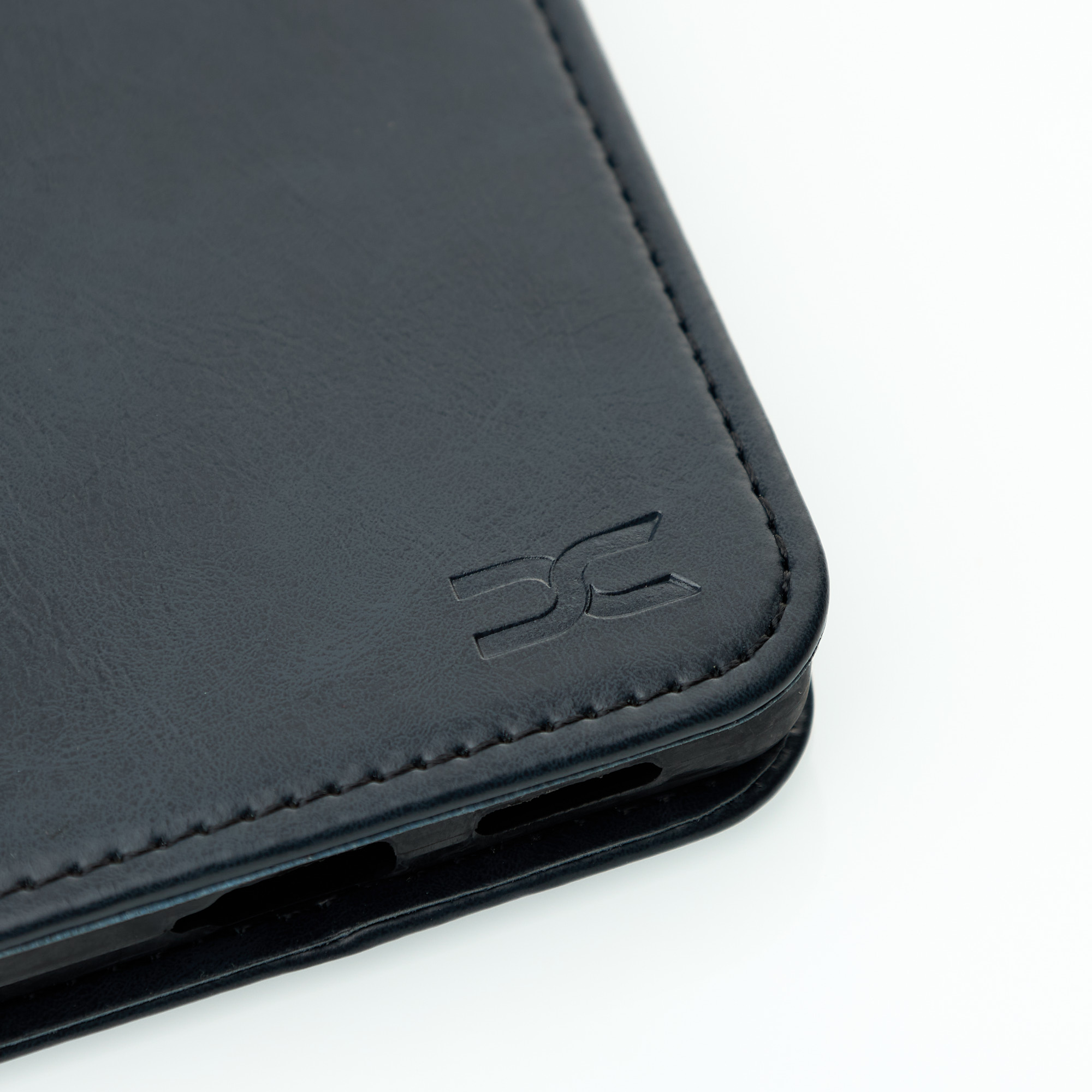 чехол-книга DC ELEGANT для Xiaomi Poco F5 темно-синий