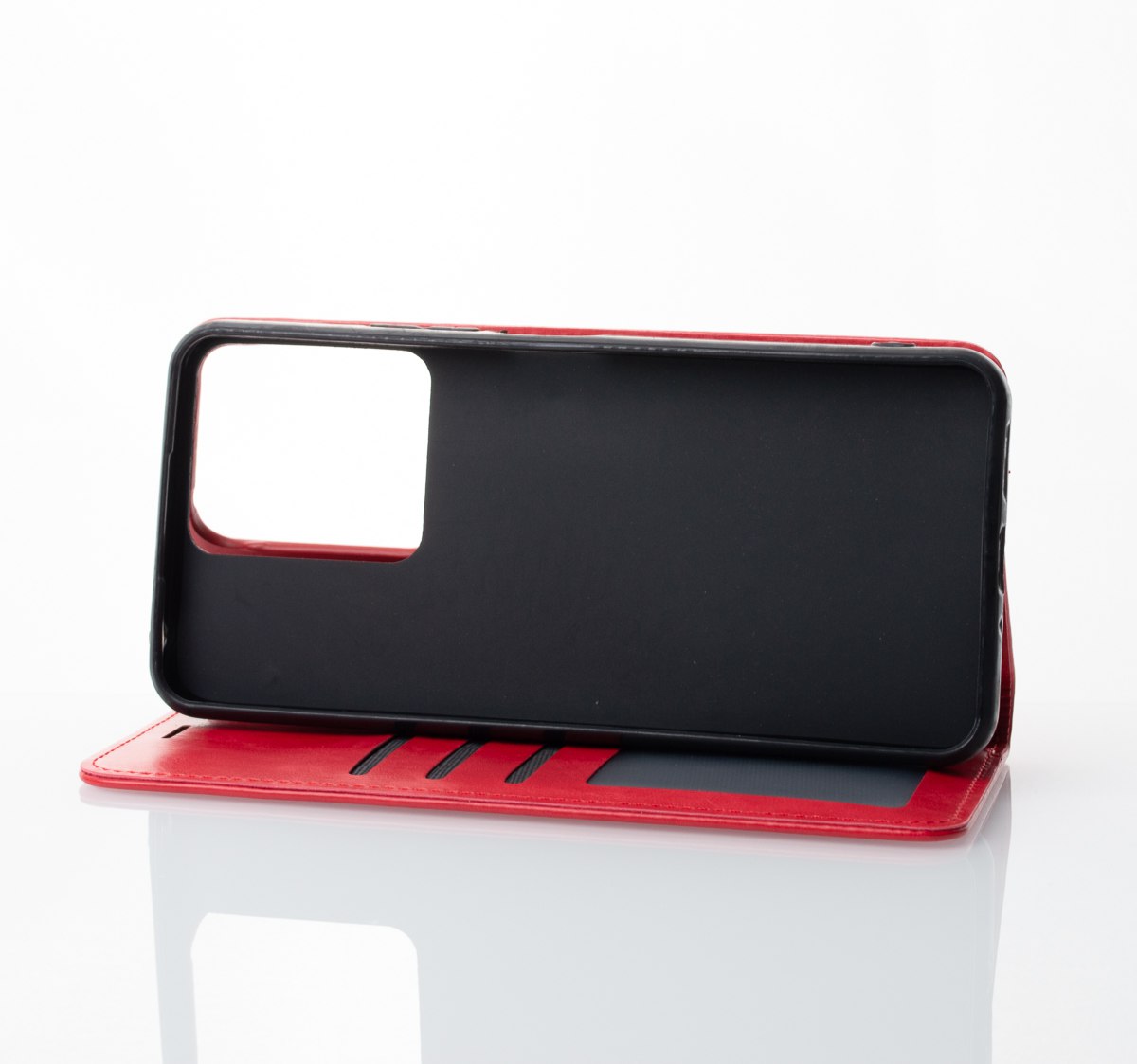 чехол-книга DC ELEGANT для Xiaomi Poco M6 красный