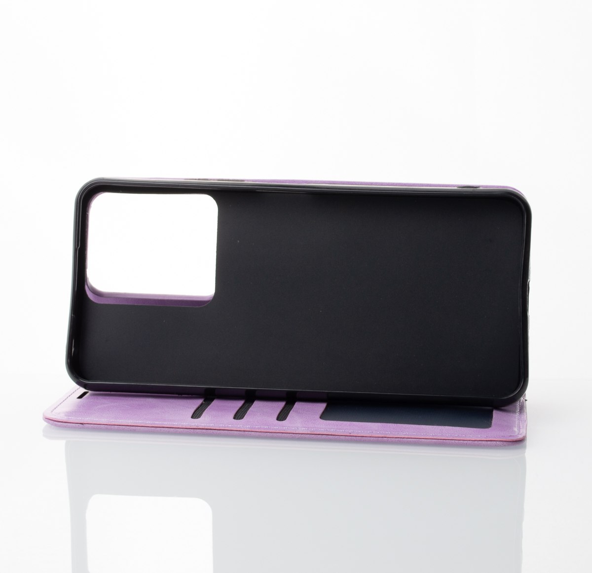 чехол-книга DC ELEGANT для Xiaomi Poco M6 сиреневый