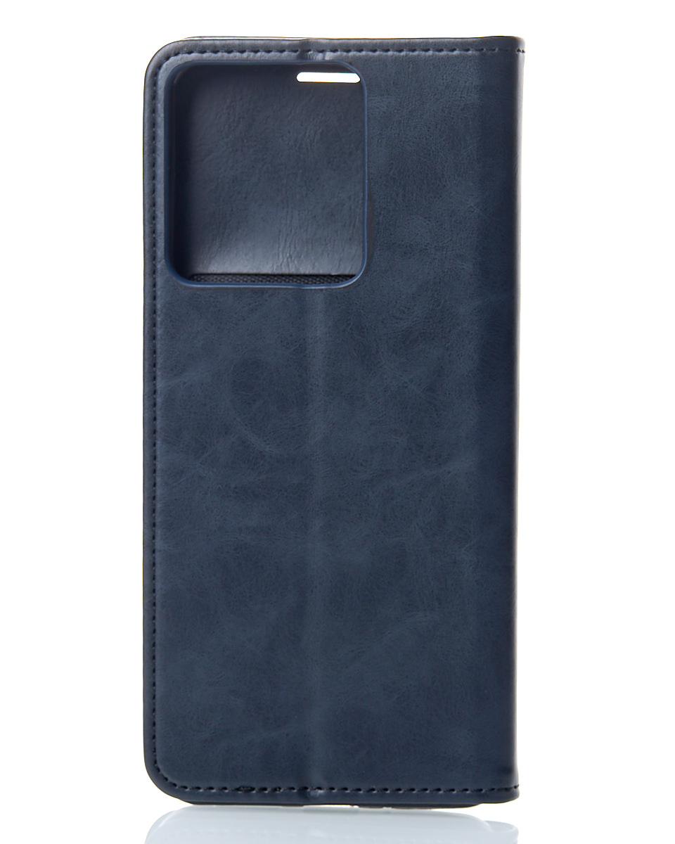 чехол-книга DC ELEGANT для Xiaomi Poco M6 темно-синий