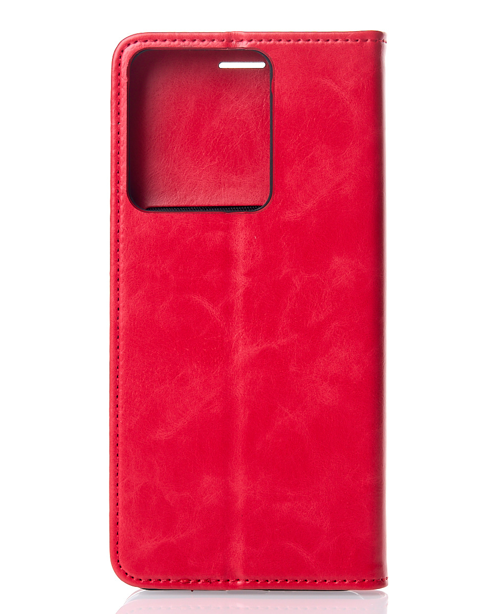 чехол-книга DC ELEGANT для Xiaomi Redmi 13C 4G / Poco C65 красный