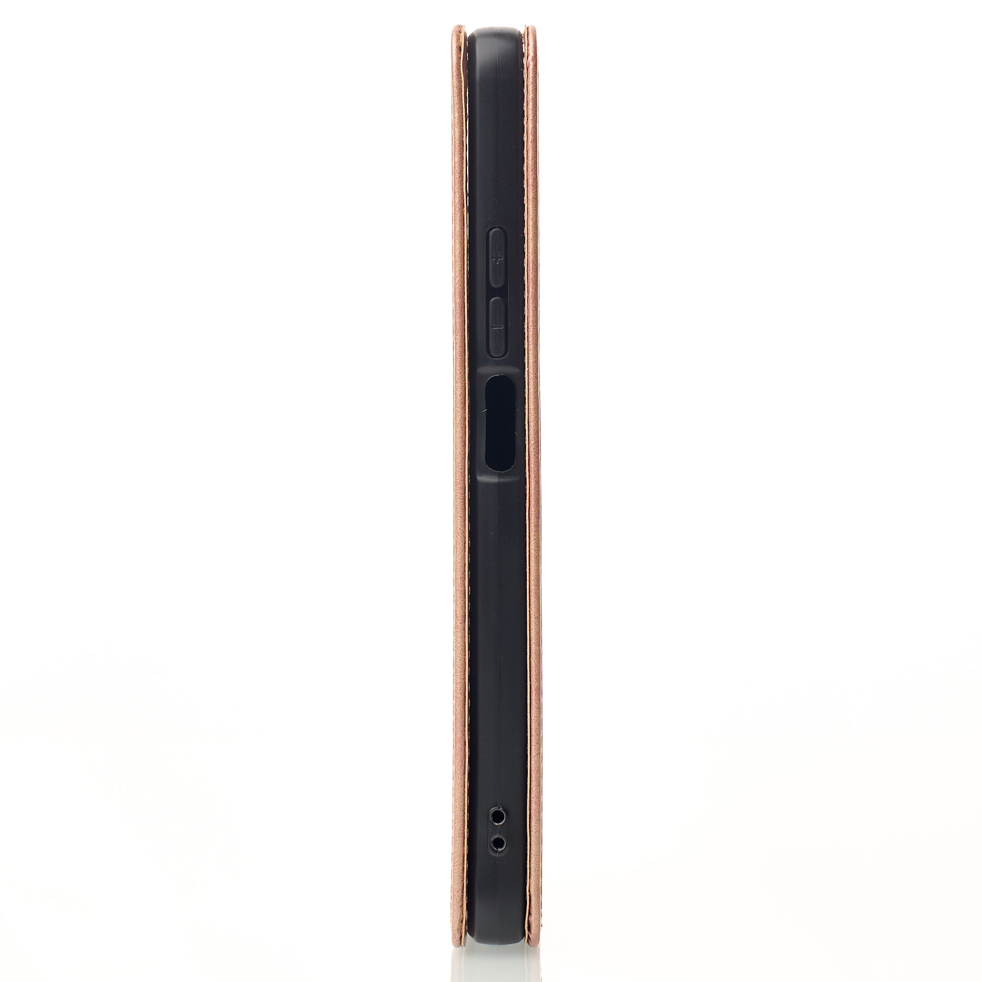 чехол-книга DC ELEGANT для Xiaomi Redmi 14C бронзовый