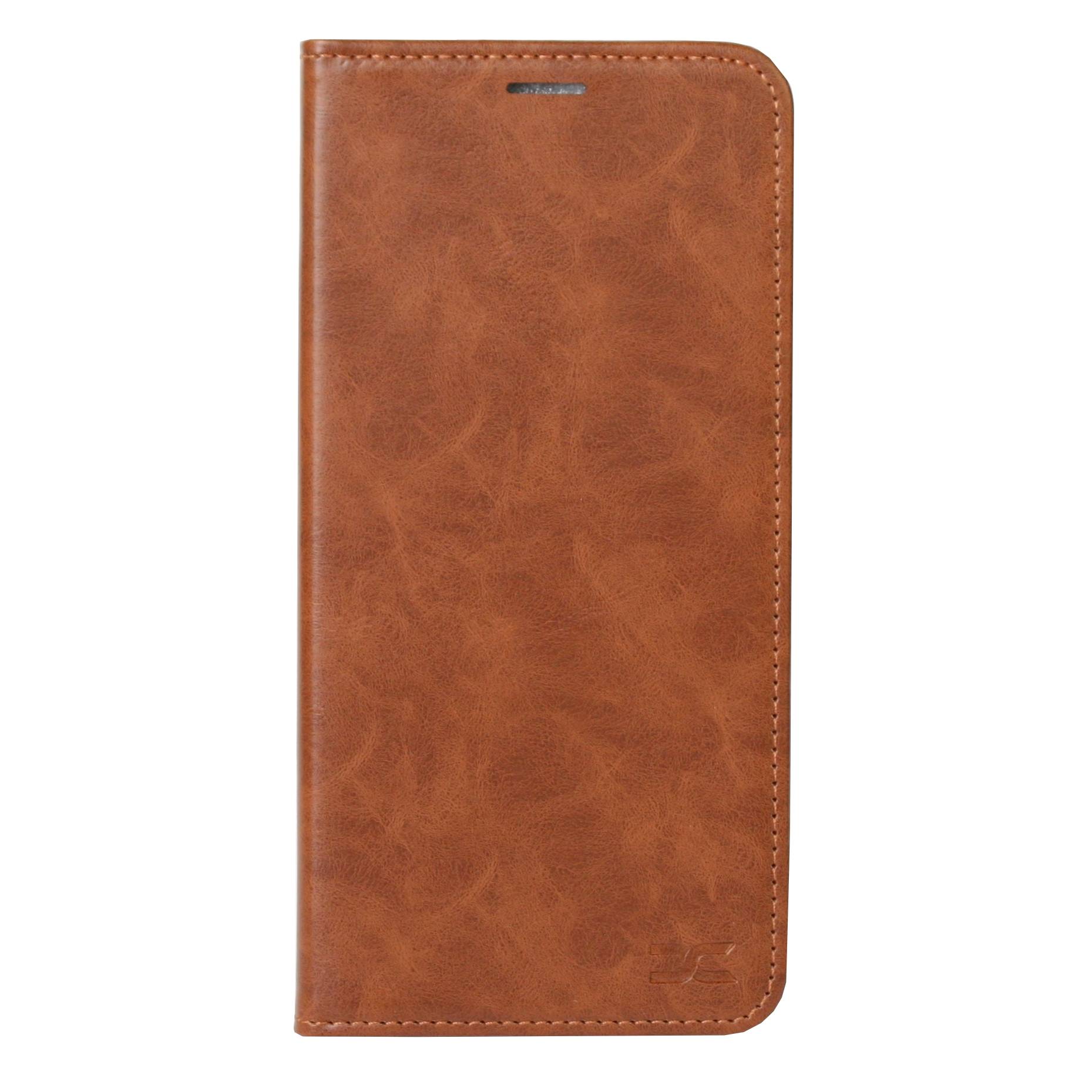 чехол-книга DC ELEGANT для Xiaomi Redmi 15A коричневый
