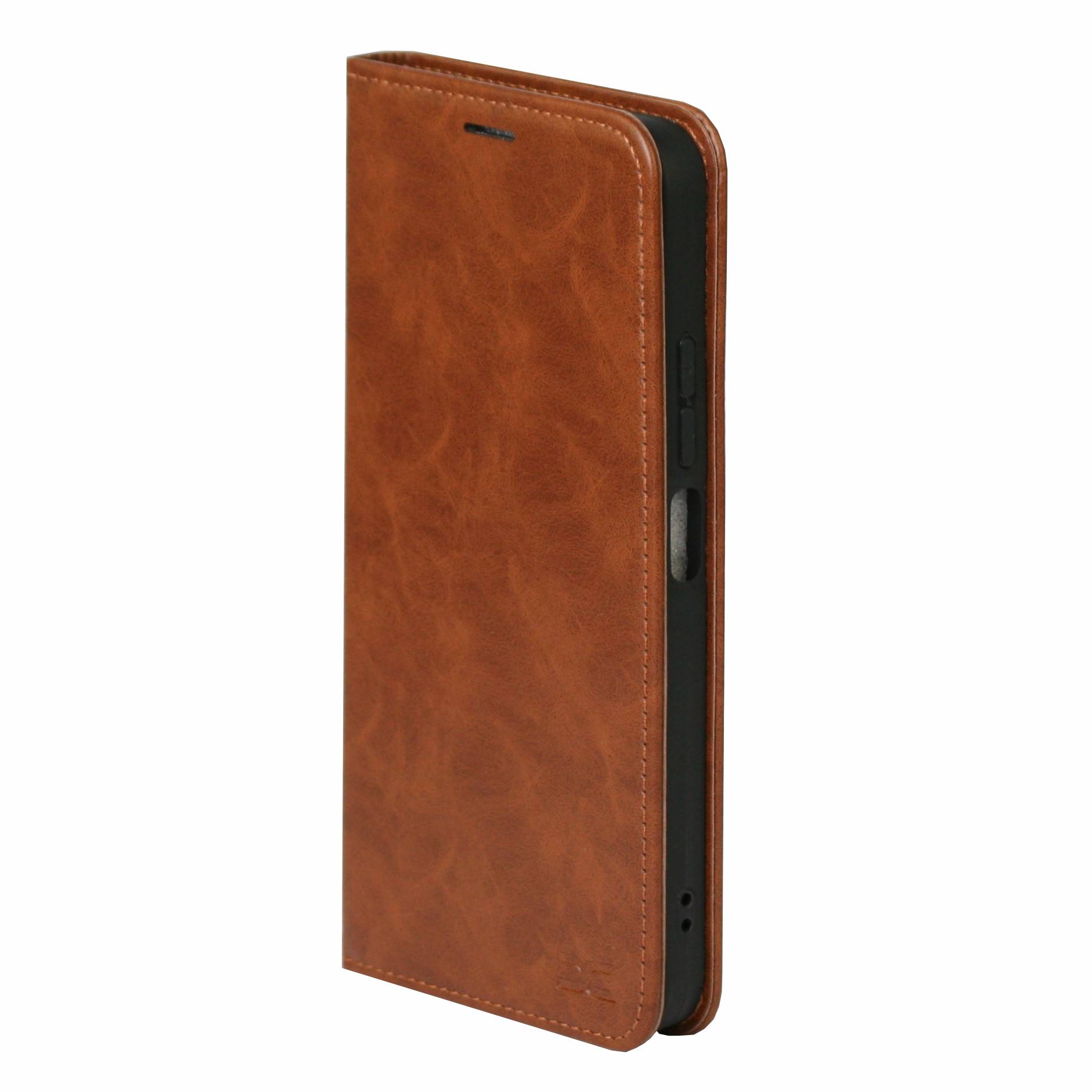 чехол-книга DC ELEGANT для Xiaomi Redmi 15A коричневый