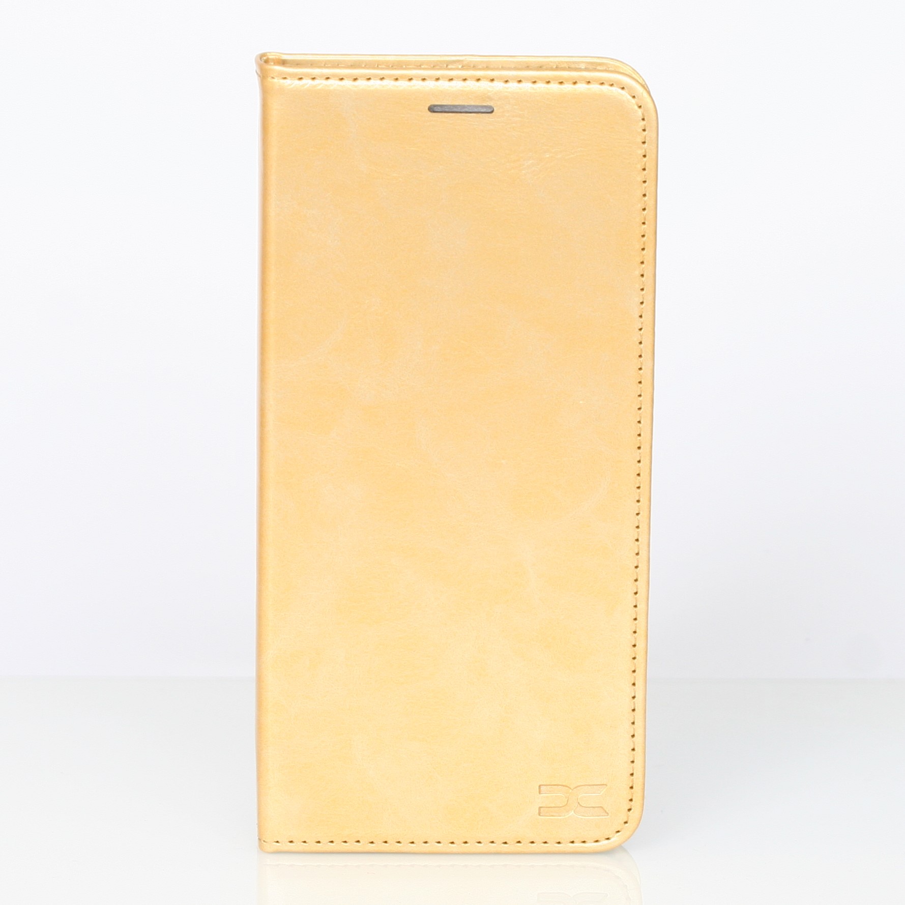 чехол-книга DC ELEGANT для Xiaomi Redmi 15C (171 mm) золотой