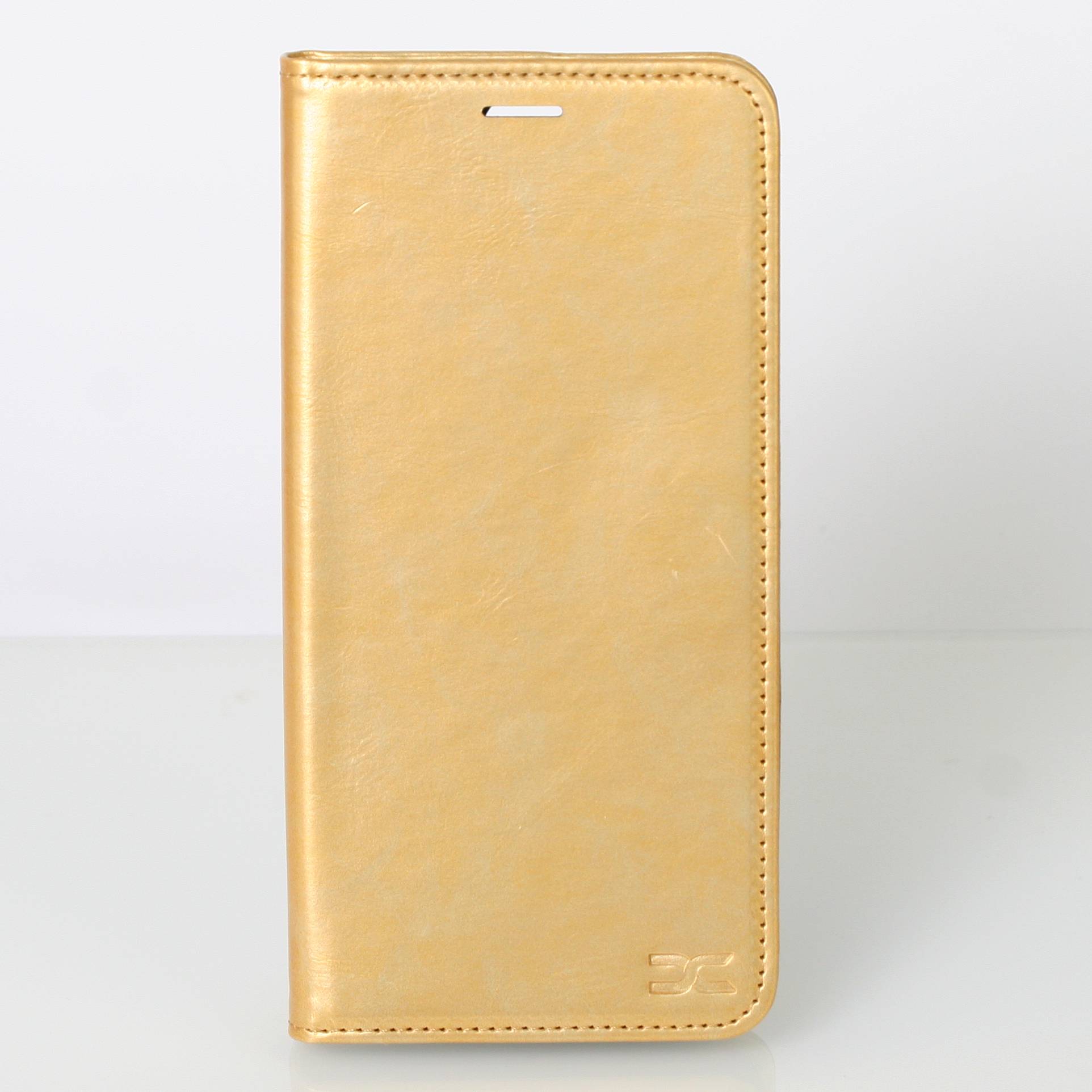 чехол-книга DC ELEGANT для Xiaomi Redmi 15C (173 mm) золотой