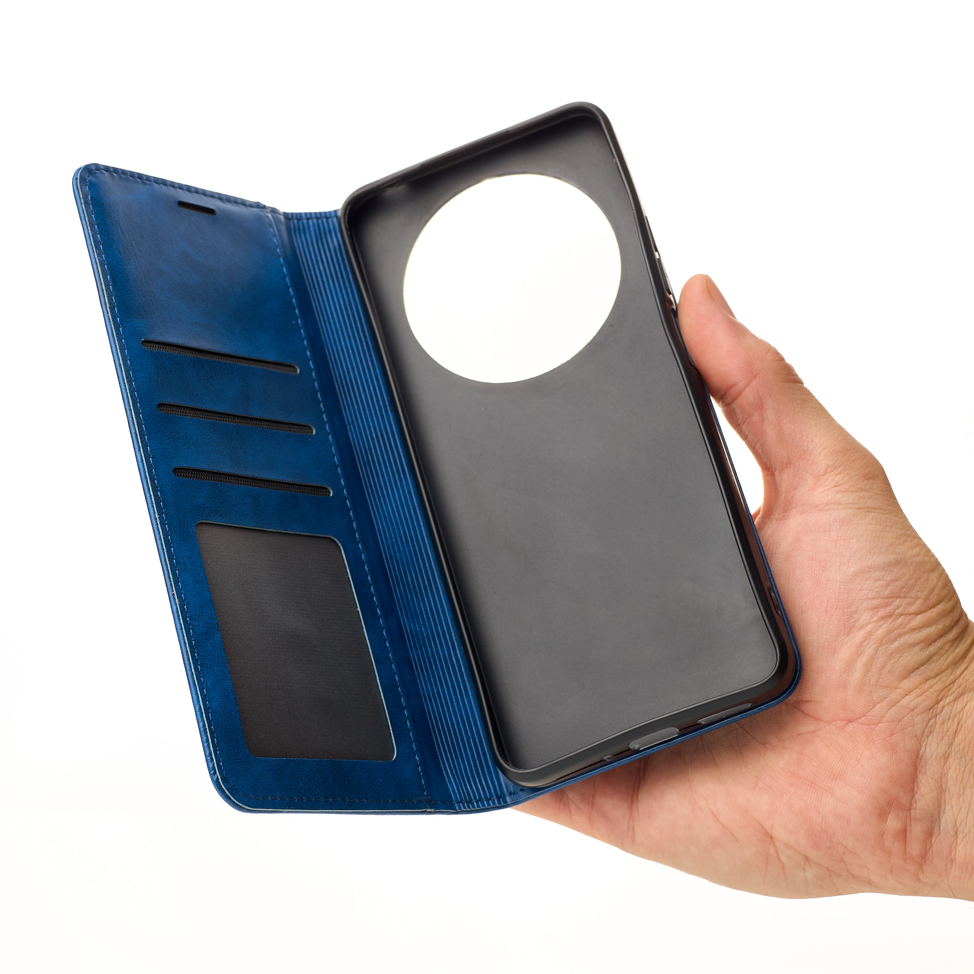 чехол-книга DC ELEGANT для Xiaomi Redmi A3 Pro / Redmi A4 5G синий