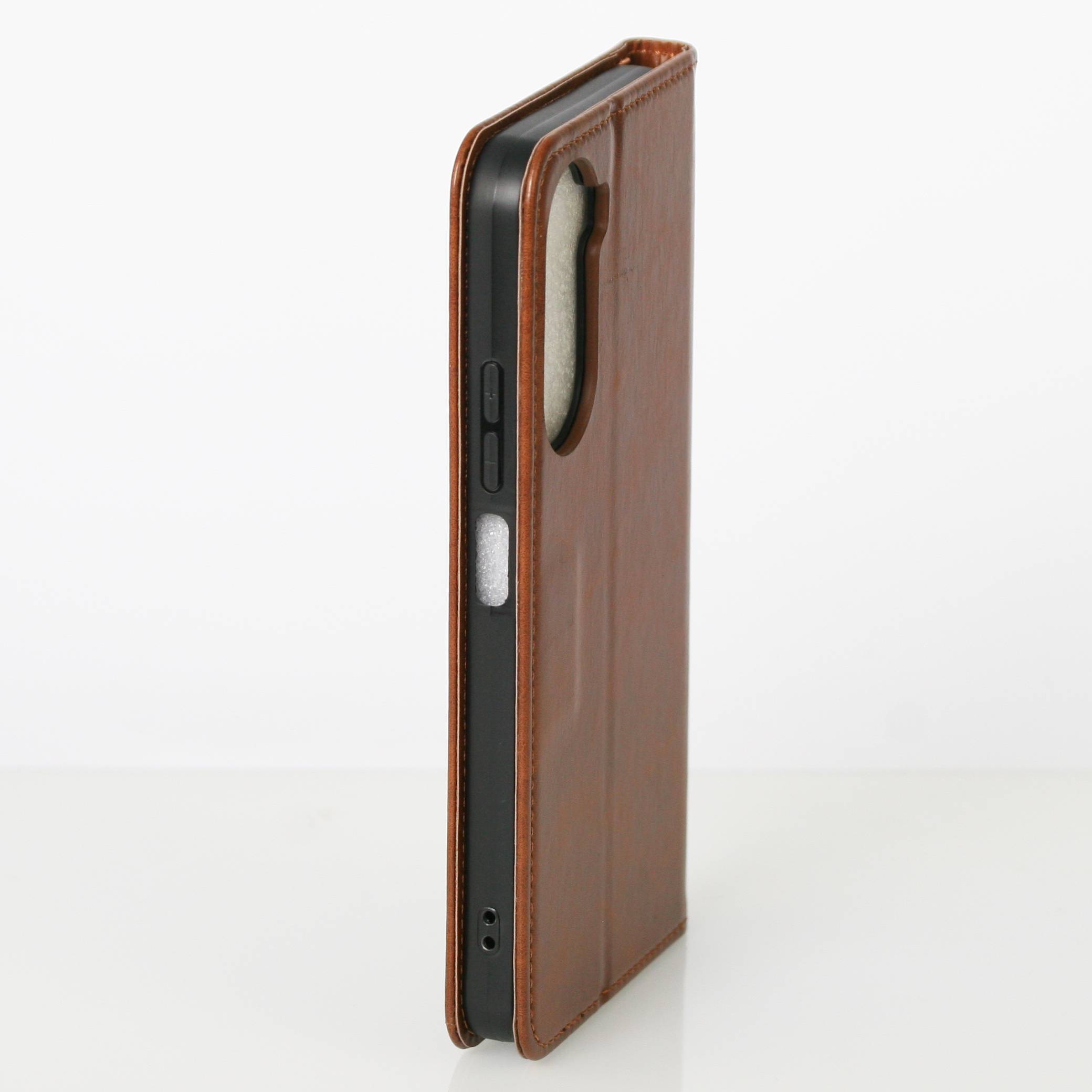 чехол-книга DC ELEGANT для Xiaomi Redmi A7 Pro коричневый