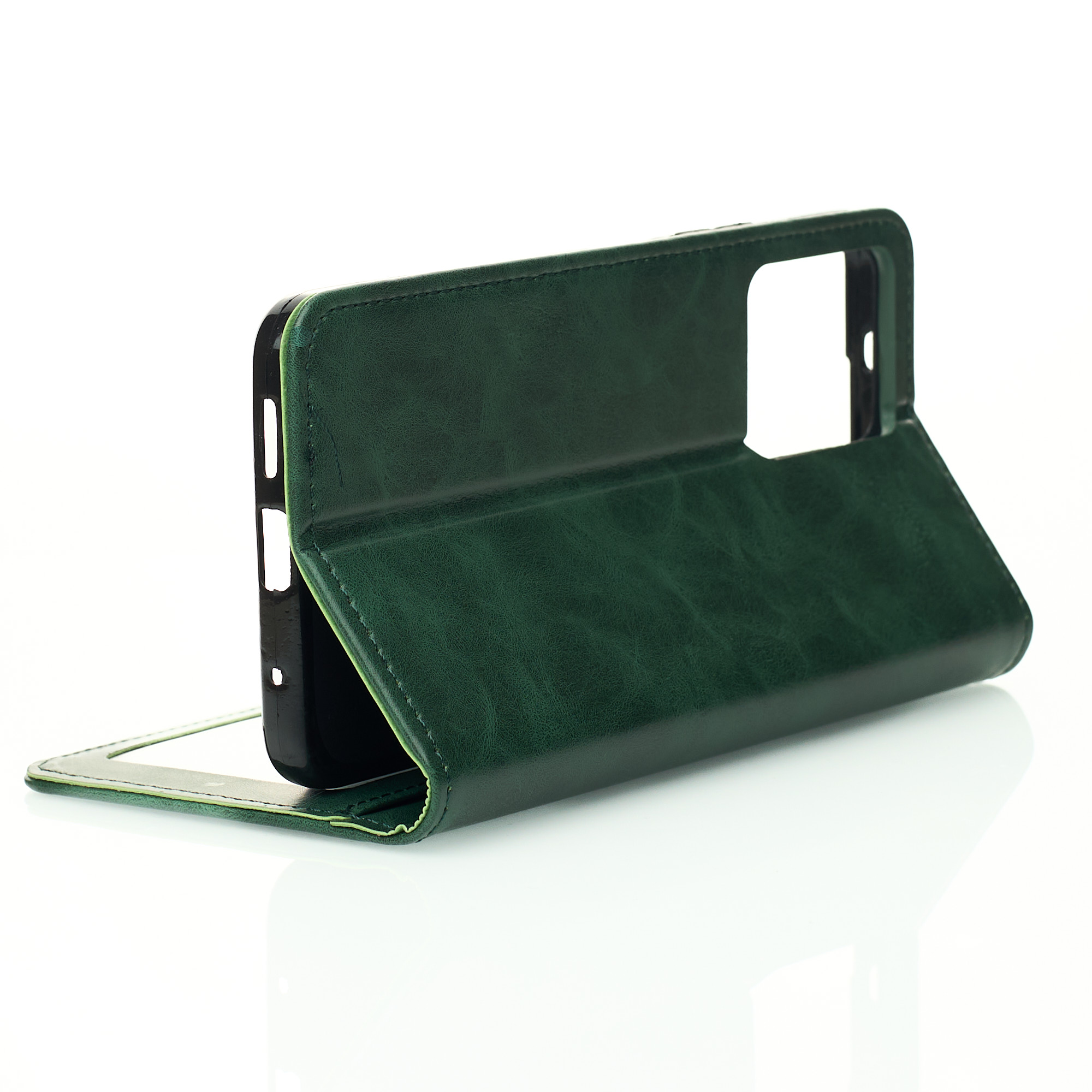 чехол-книга DC ELEGANT для Xiaomi Redmi Note 12 4G темно-зеленый