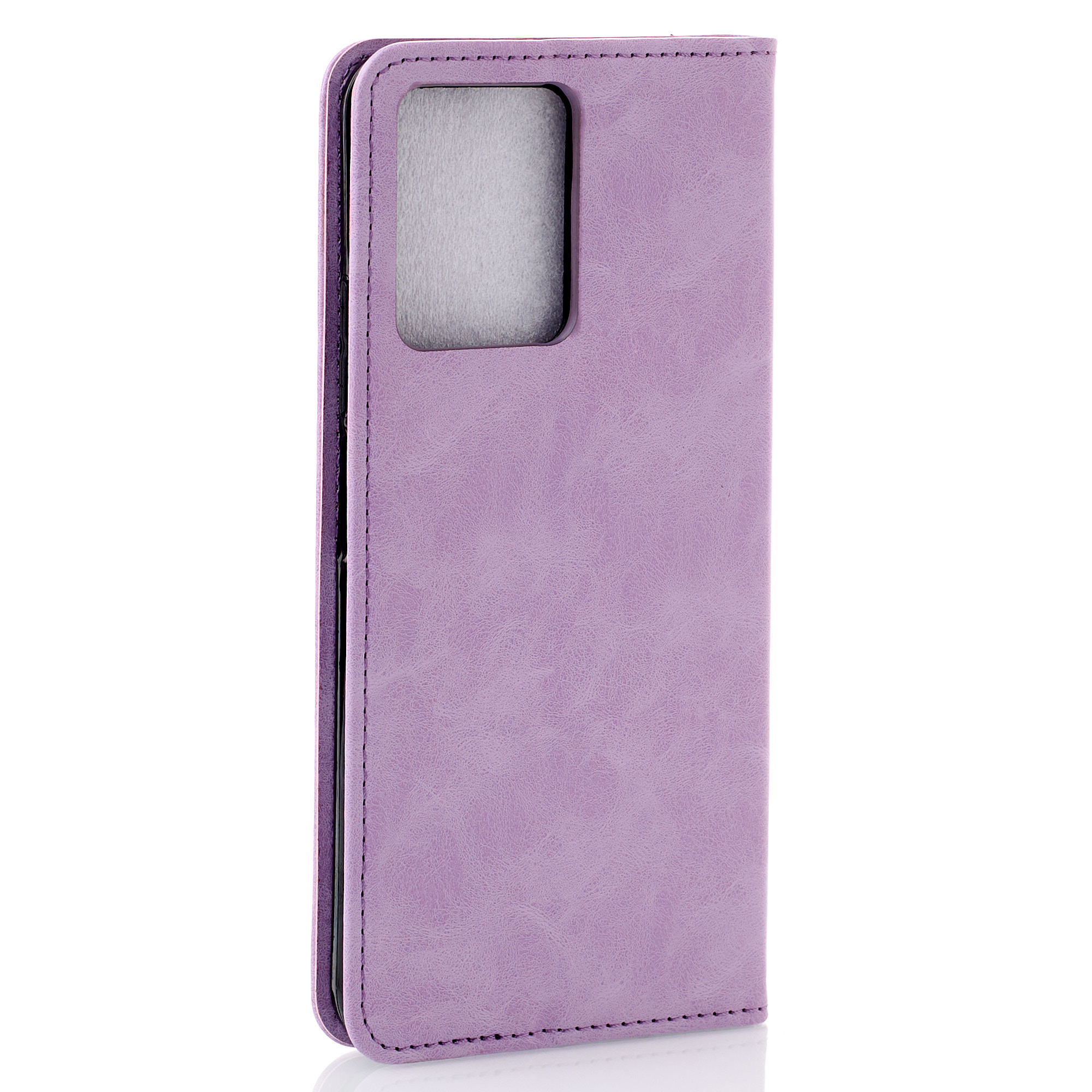 чехол-книга DC ELEGANT для Xiaomi Redmi Note 12 4G сиреневый