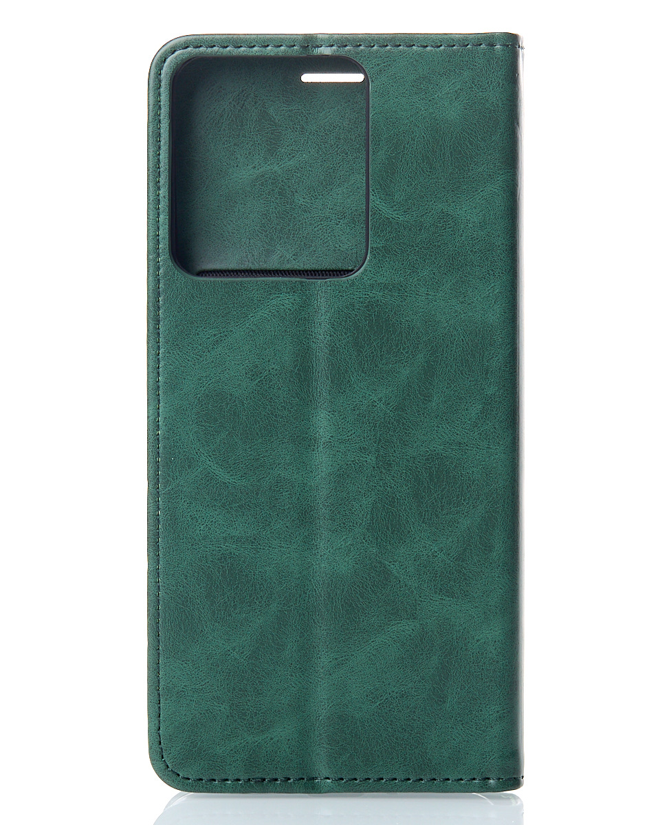 чехол-книга DC ELEGANT для Xiaomi Redmi Note 13 4G темно-зеленый