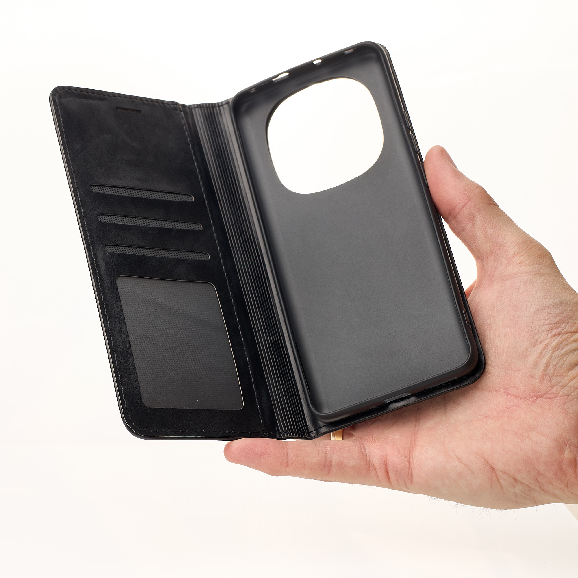 чехол-книга DC ELEGANT для Xiaomi Redmi Note 14 Pro 5G черный