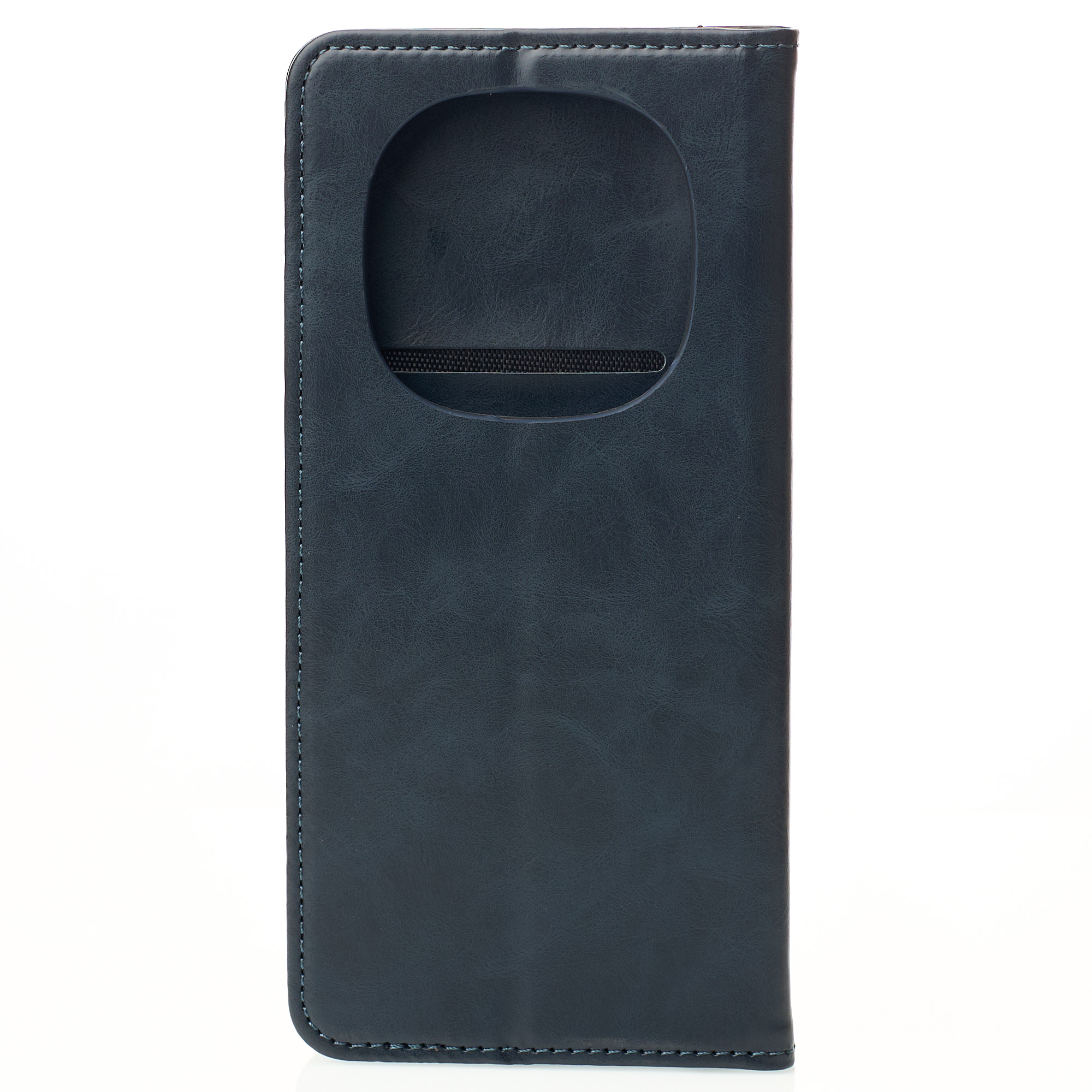 чехол-книга DC ELEGANT для Xiaomi Redmi Note 14 Pro Plus 5G темно-синий