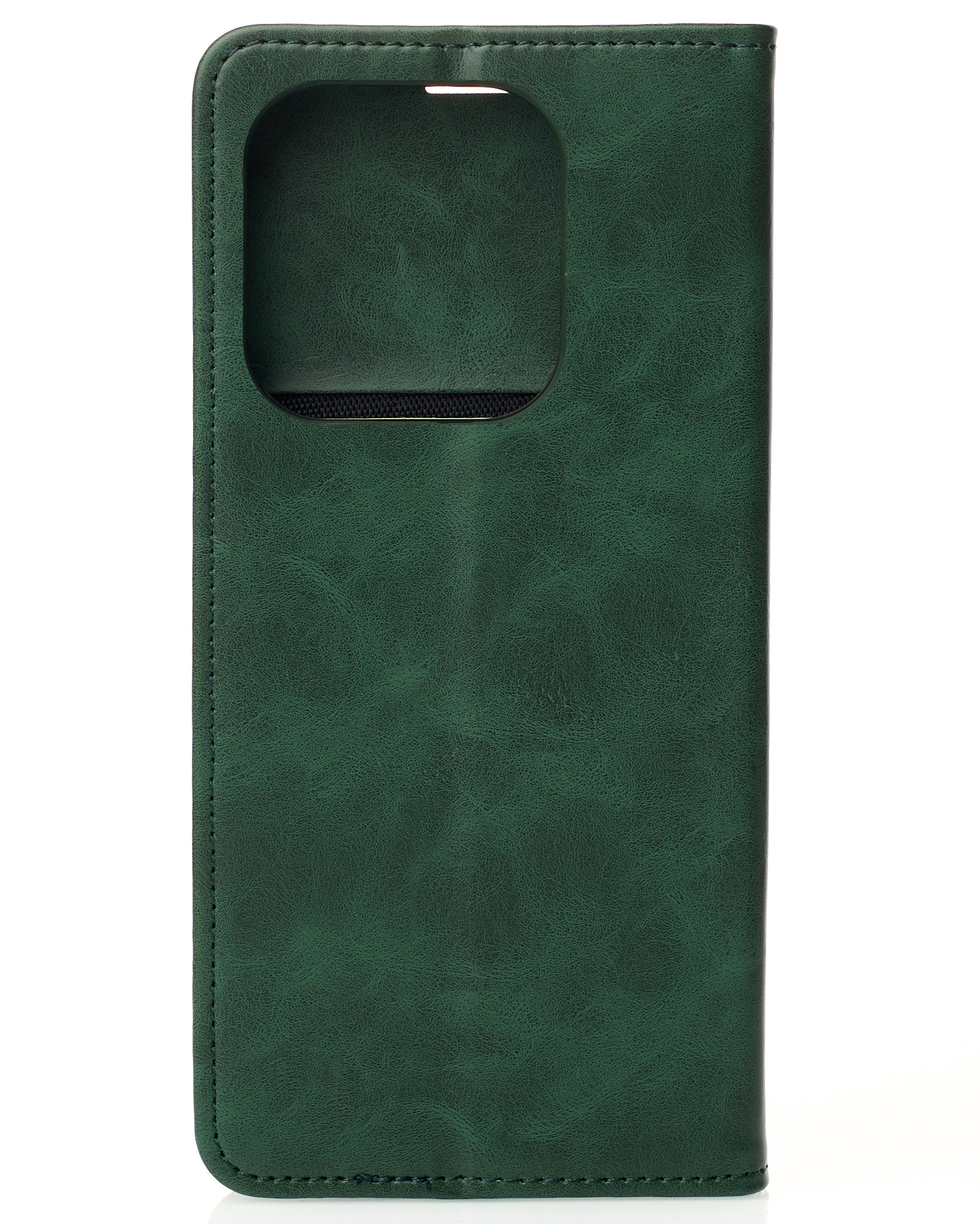 чехол-книга DC ELEGANT для Xiaomi Redmi Note 14 4G (163 mm) темно-зеленый