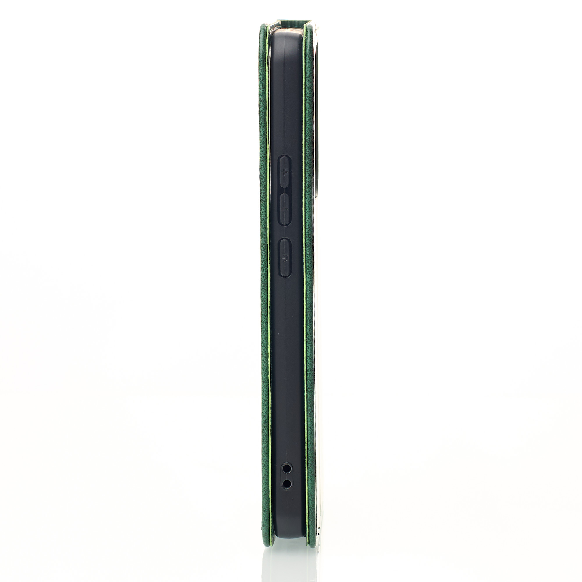 чехол-книга DC ELEGANT для Xiaomi Redmi Note 14 5G темно-зеленый