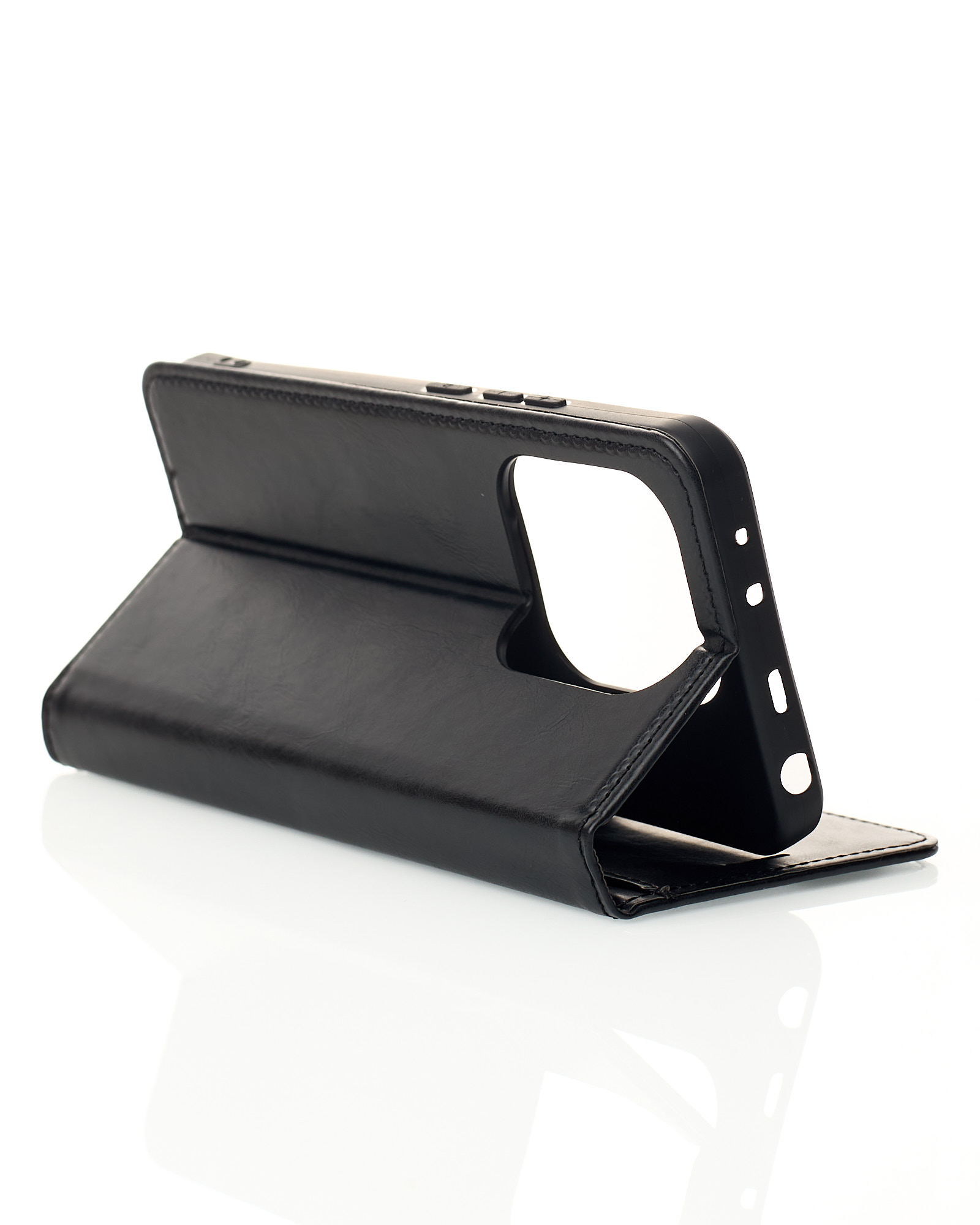 чехол-книга DC ELEGANT для Xiaomi Redmi Note 14 4G (163 mm) черный