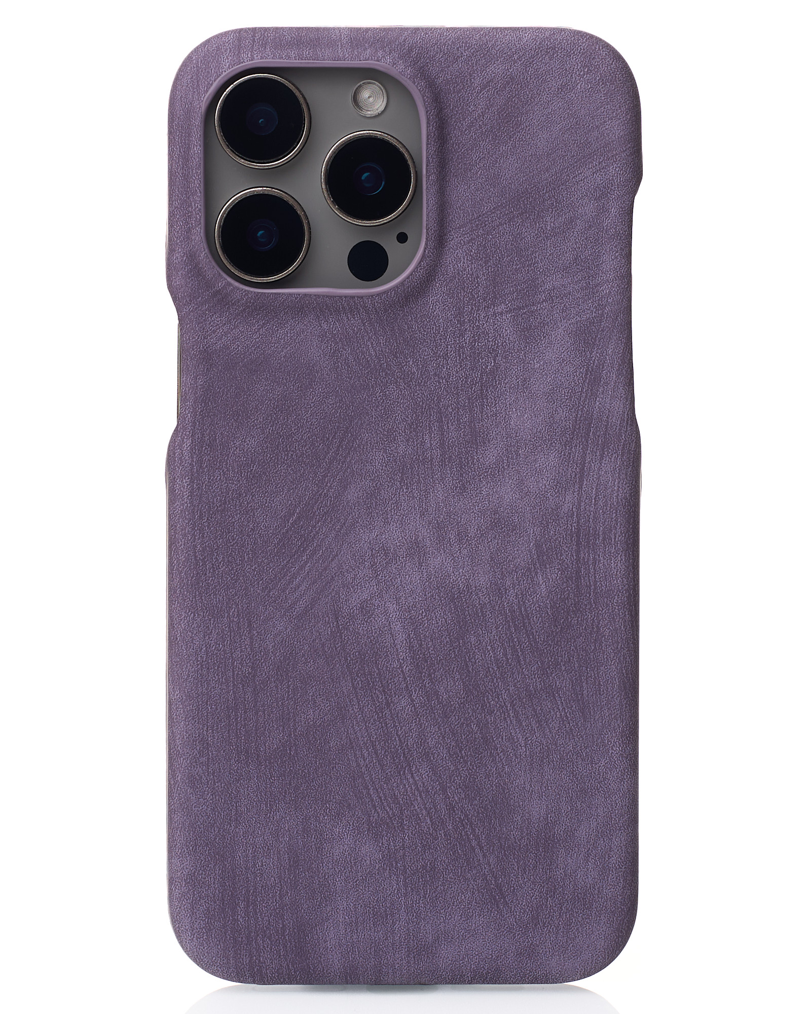Чехол LEATHER Case для iPhone 14 Pro Max deep purple