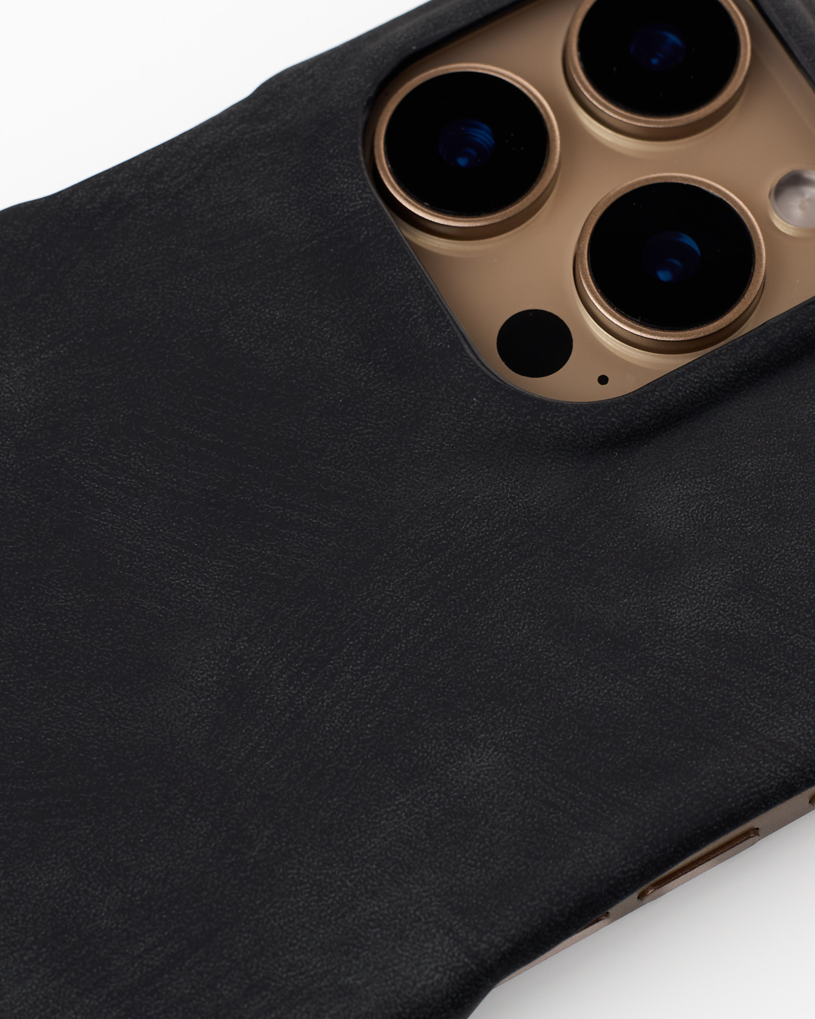 Чехол LEATHER Case для iPhone 15 black