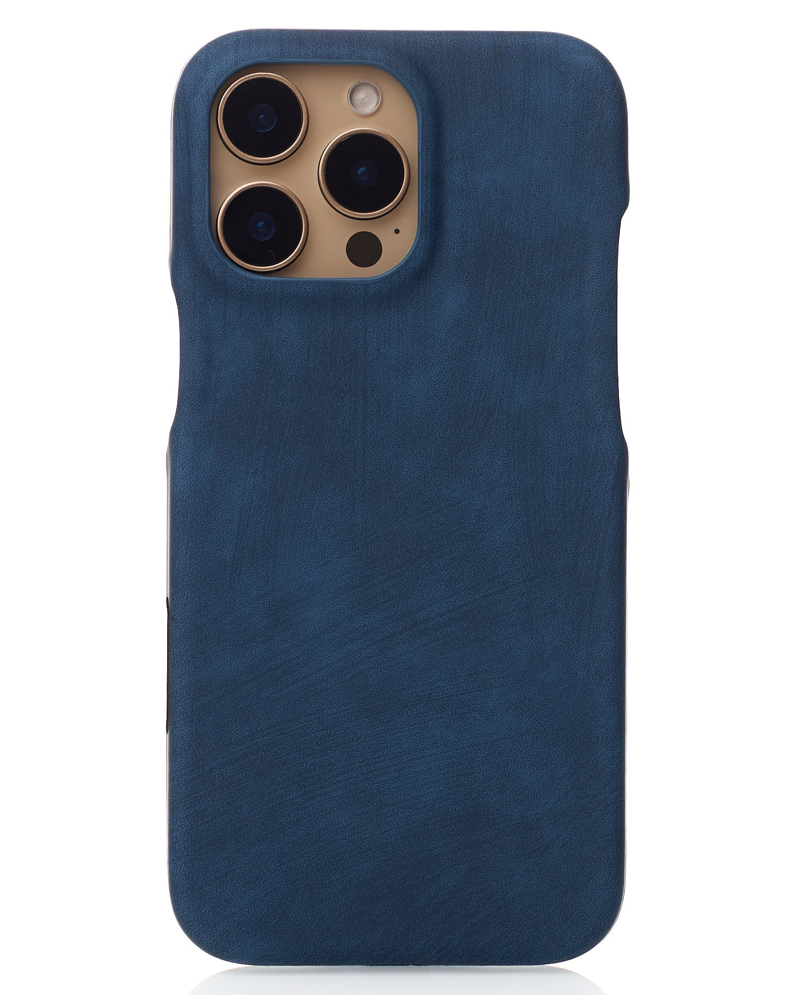 Чехол LEATHER Case для iPhone 15 denim