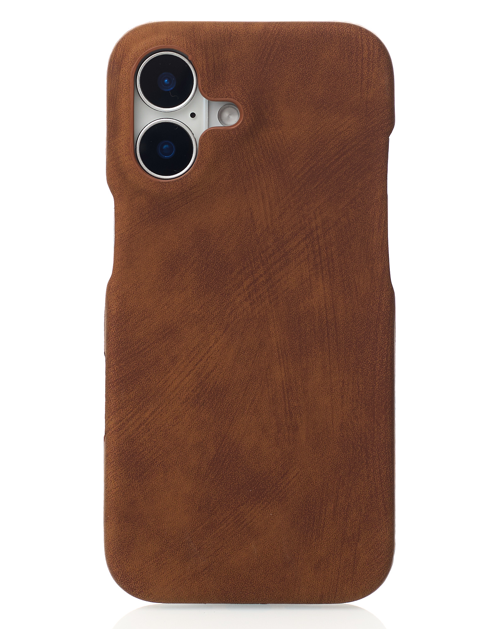 Чехол LEATHER Case для iPhone 16 brown
