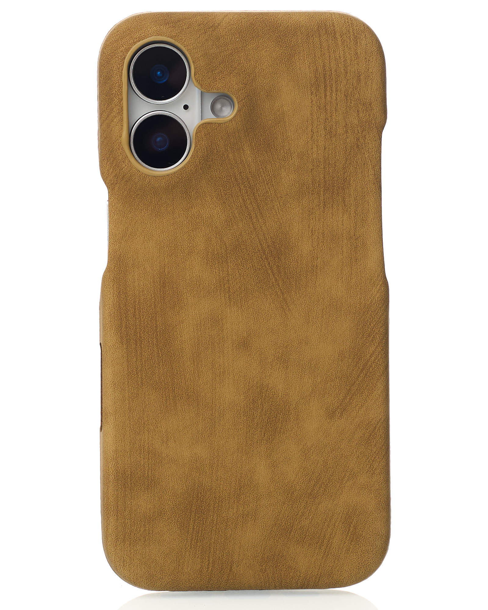 Чехол LEATHER Case для iPhone 16 desert titanium