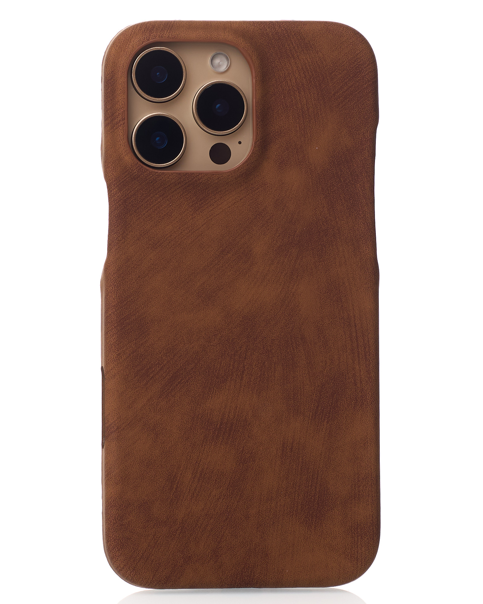 Чехол LEATHER Case для iPhone 16 Pro brown