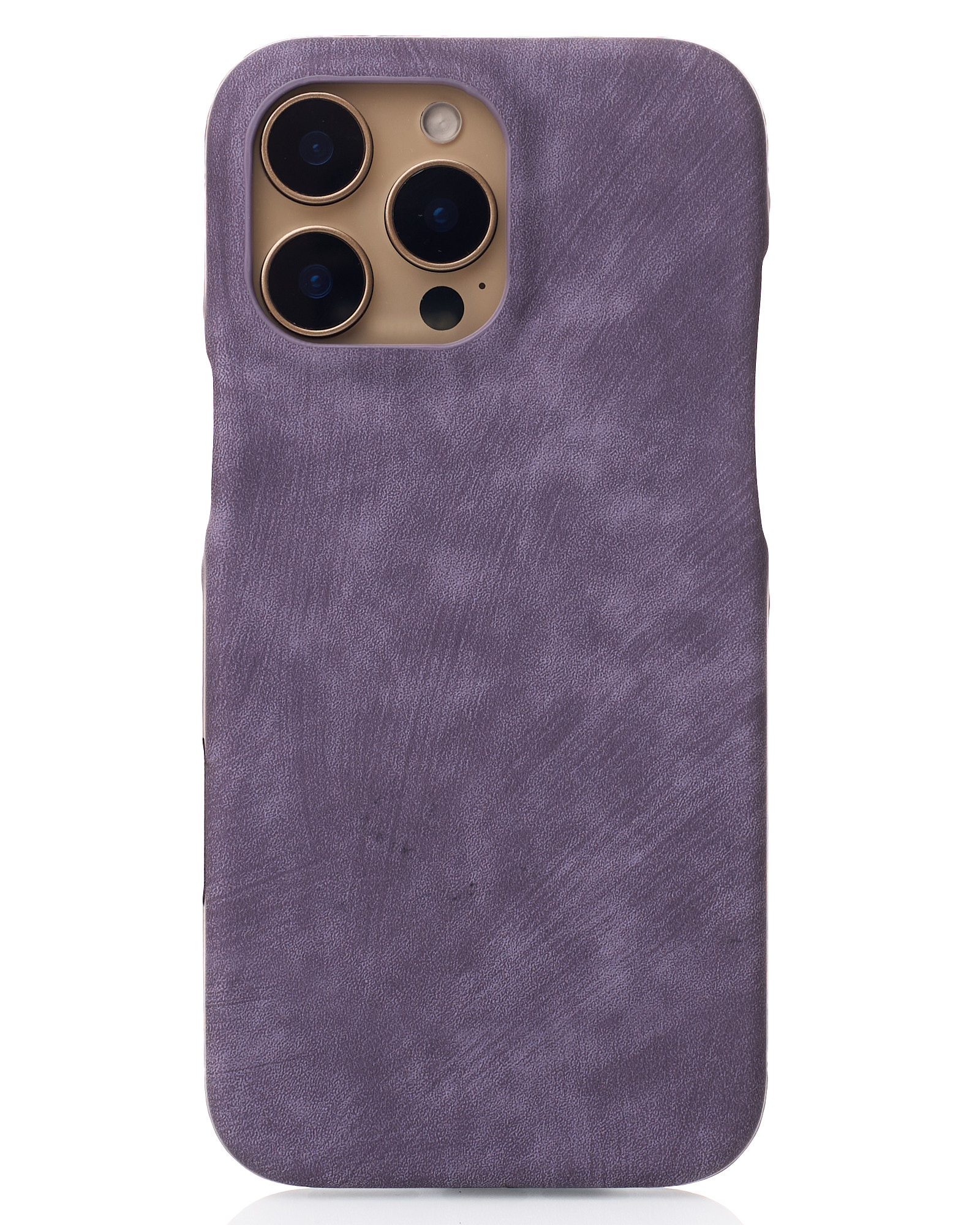Чехол LEATHER Case для iPhone 16 Pro Max deep purple