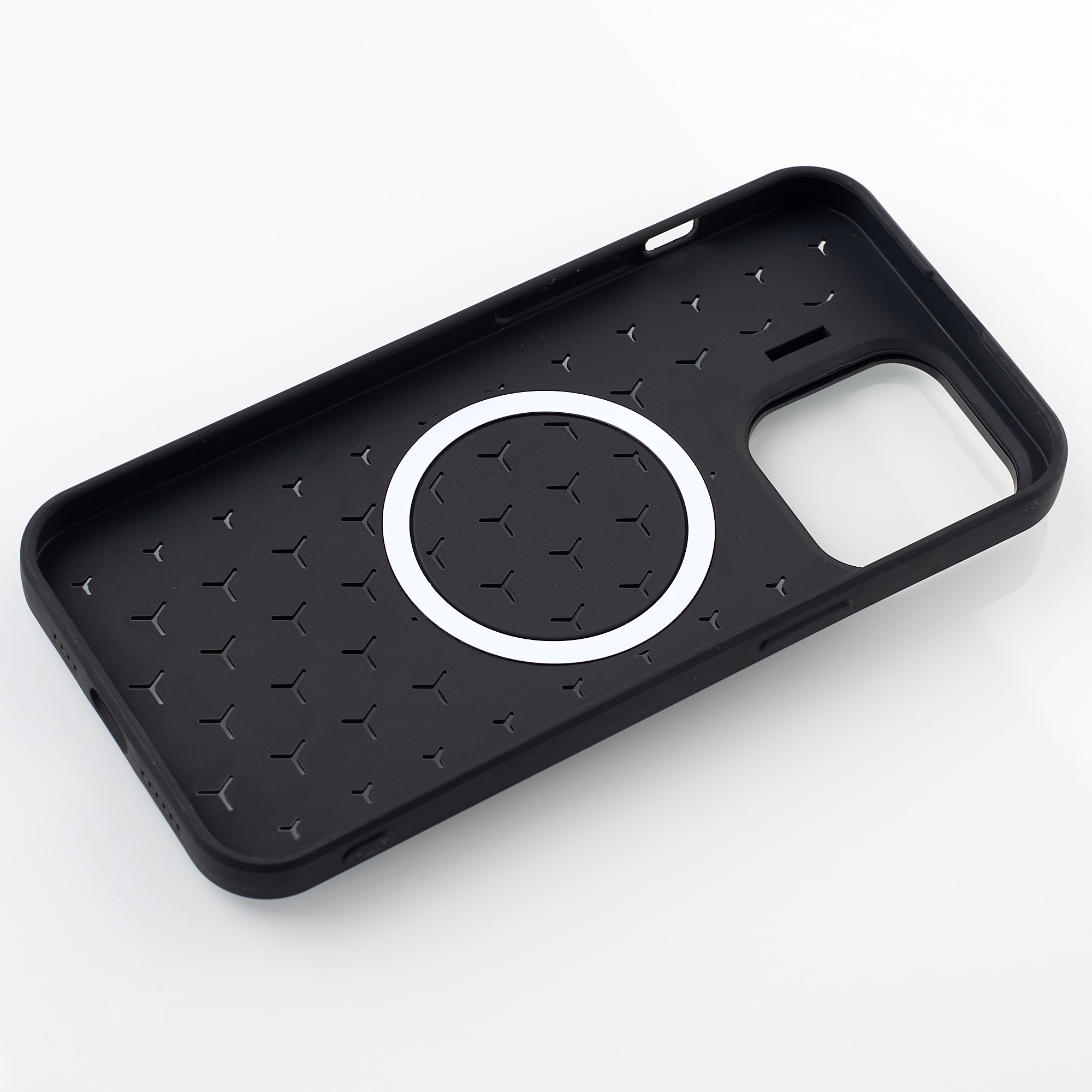 Чехол MagSafe MOSAIC для iPhone 12 Pro Max черный