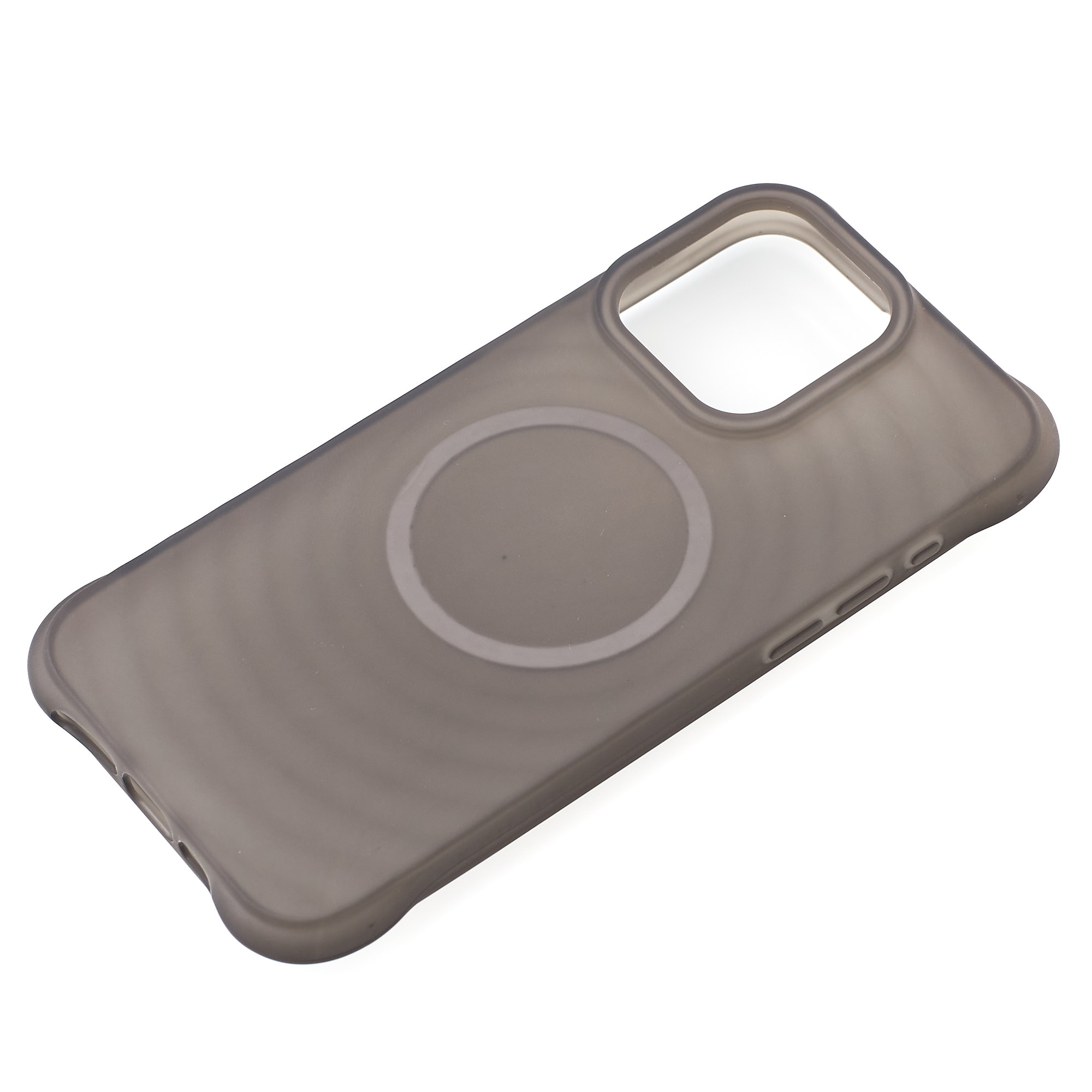 Чехол MagSafe RIPPLE для iPhone 14 Pro прозрачный черный